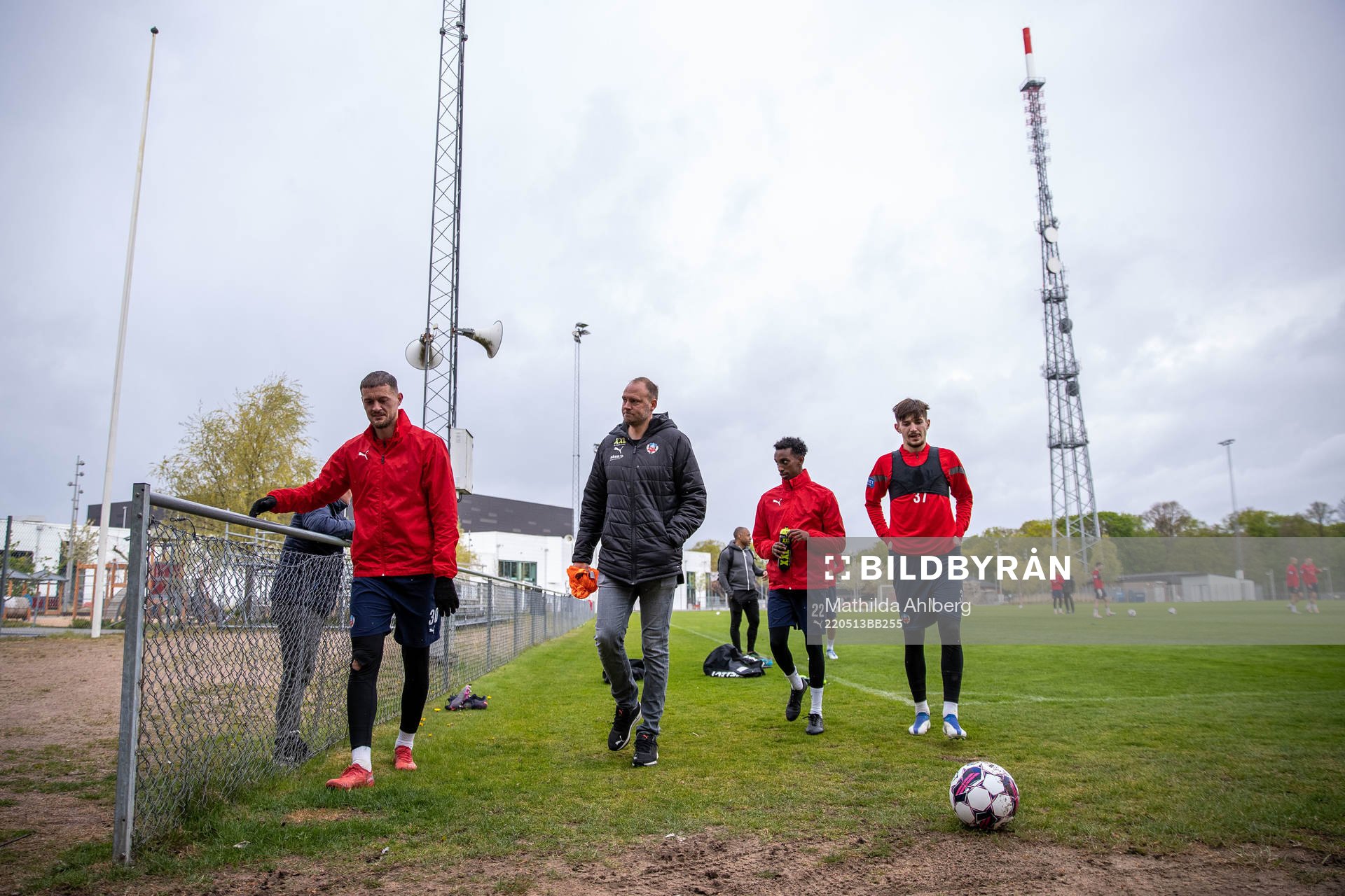 Albert Ejupi, sportchef Andreas Granqvist, Taha Ali och