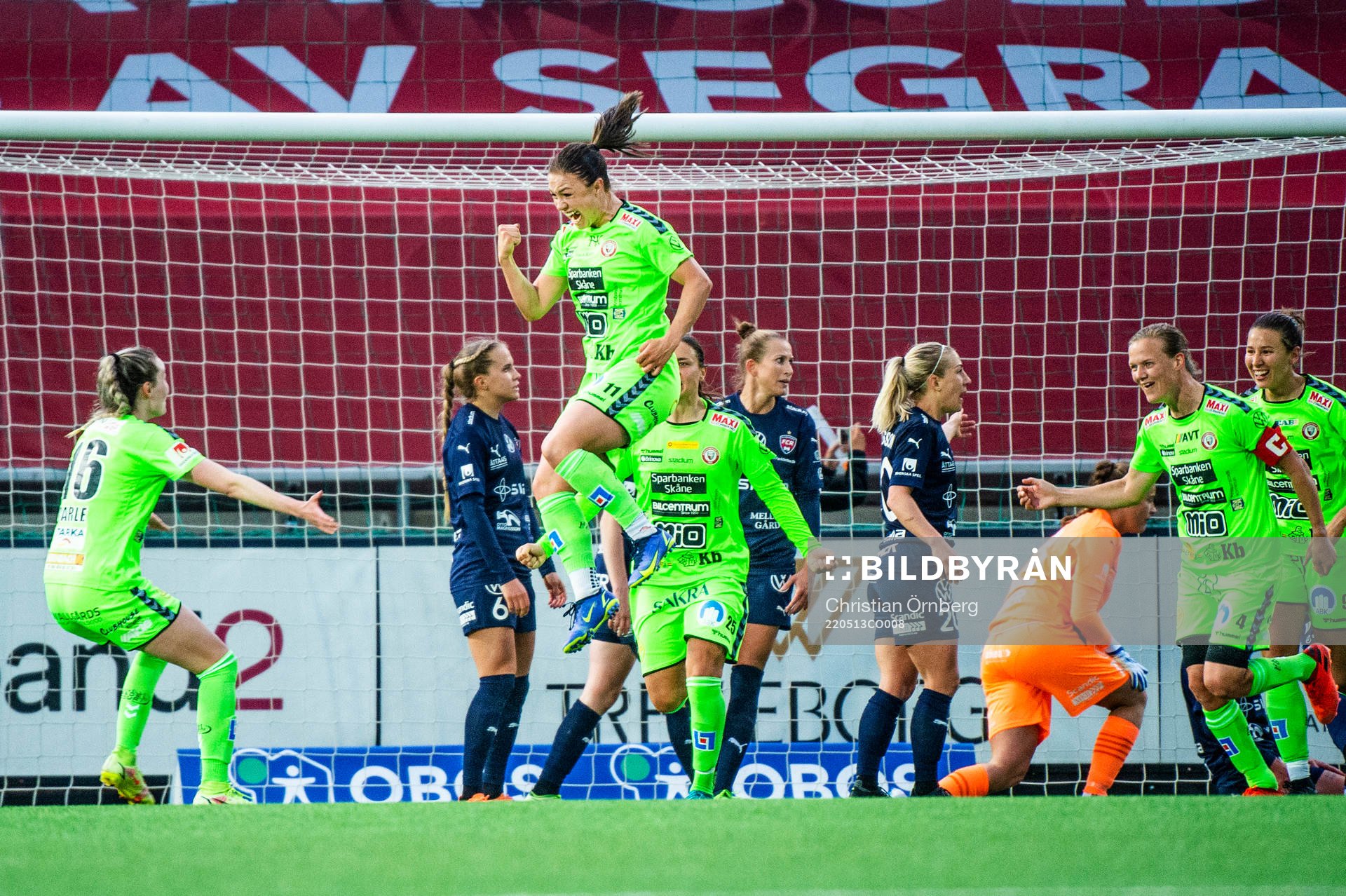 Kristianstads Delaney Baie Pridham jublar