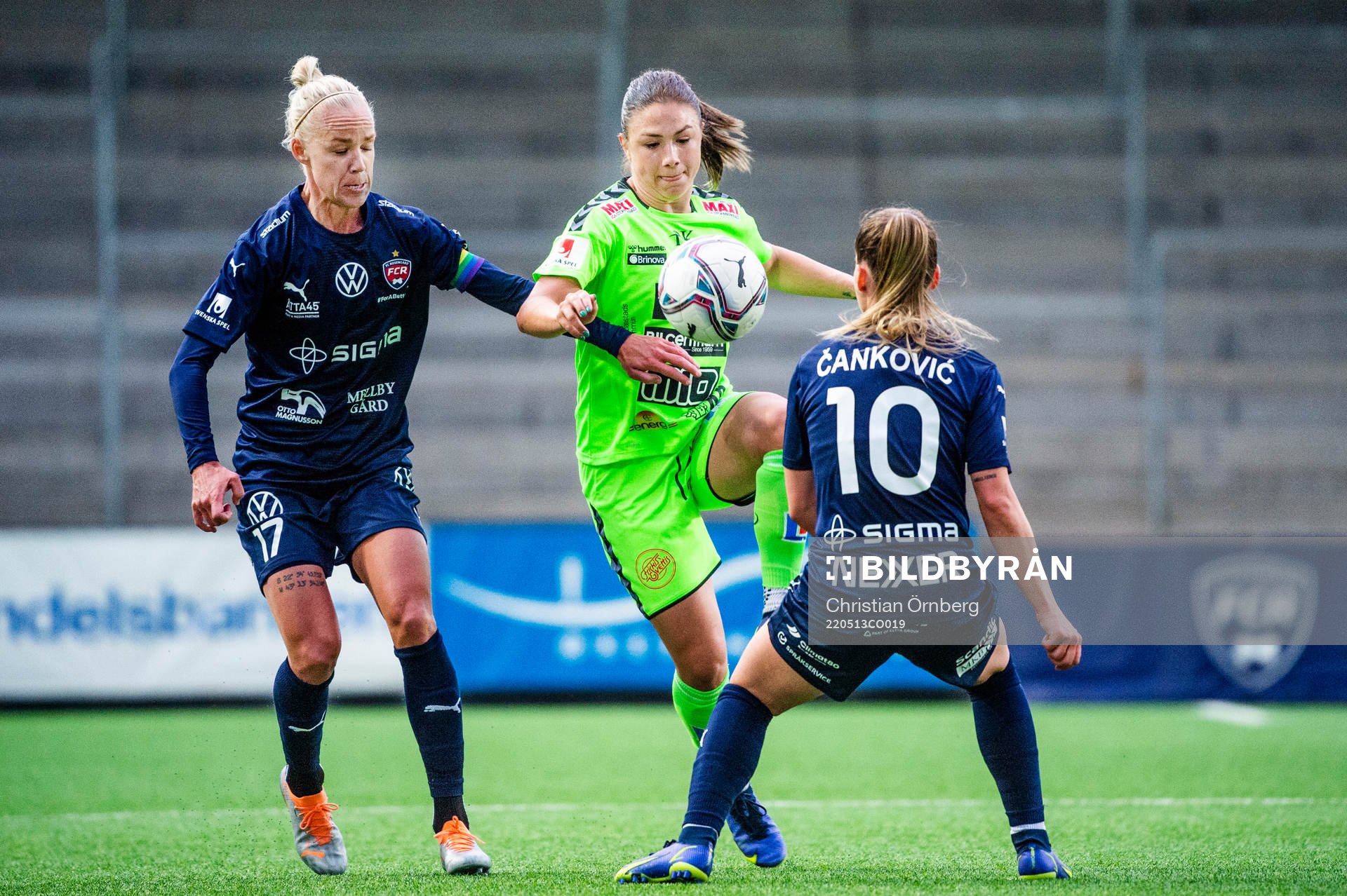 Kristianstads Delaney Baie Pridham mot Rosengårds Caroline