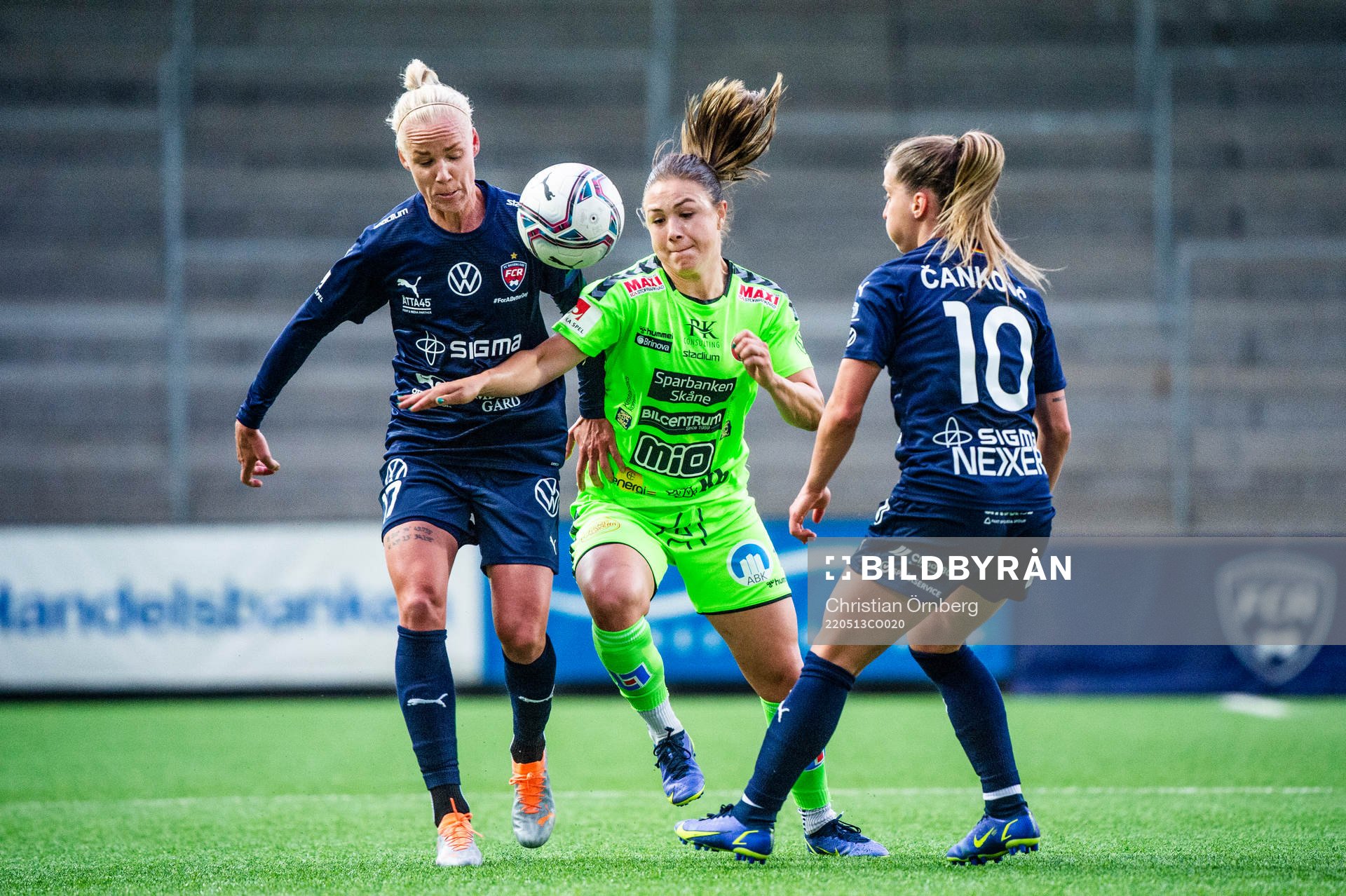 Kristianstads Delaney Baie Pridham mot Rosengårds Caroline