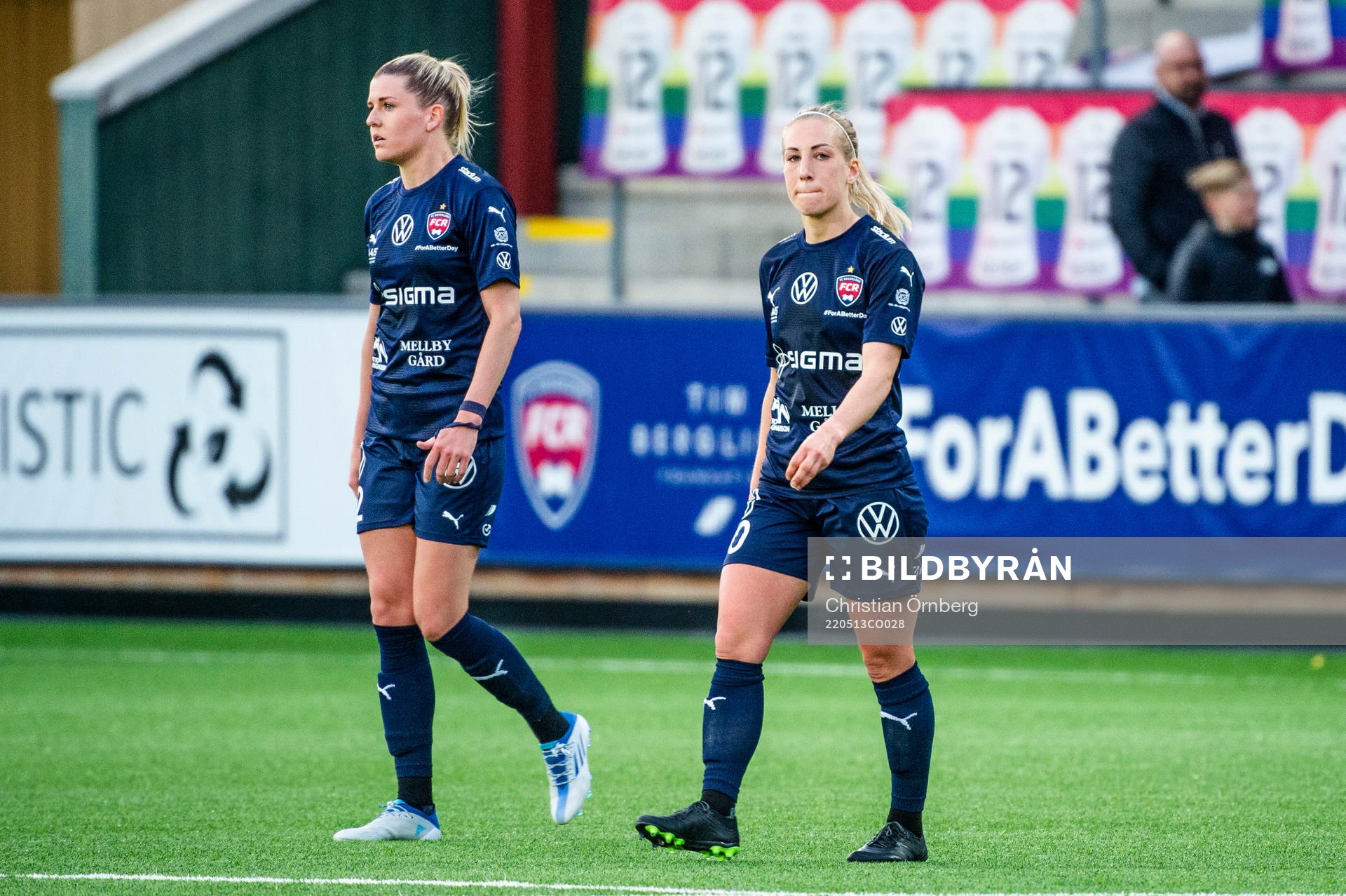 Rosengårds Olivia Schough och Mia Persson deppar