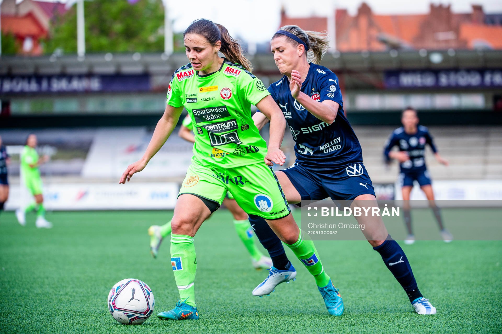 Kristianstads Alice Nilsson mot Rosengårds Olivia Schough