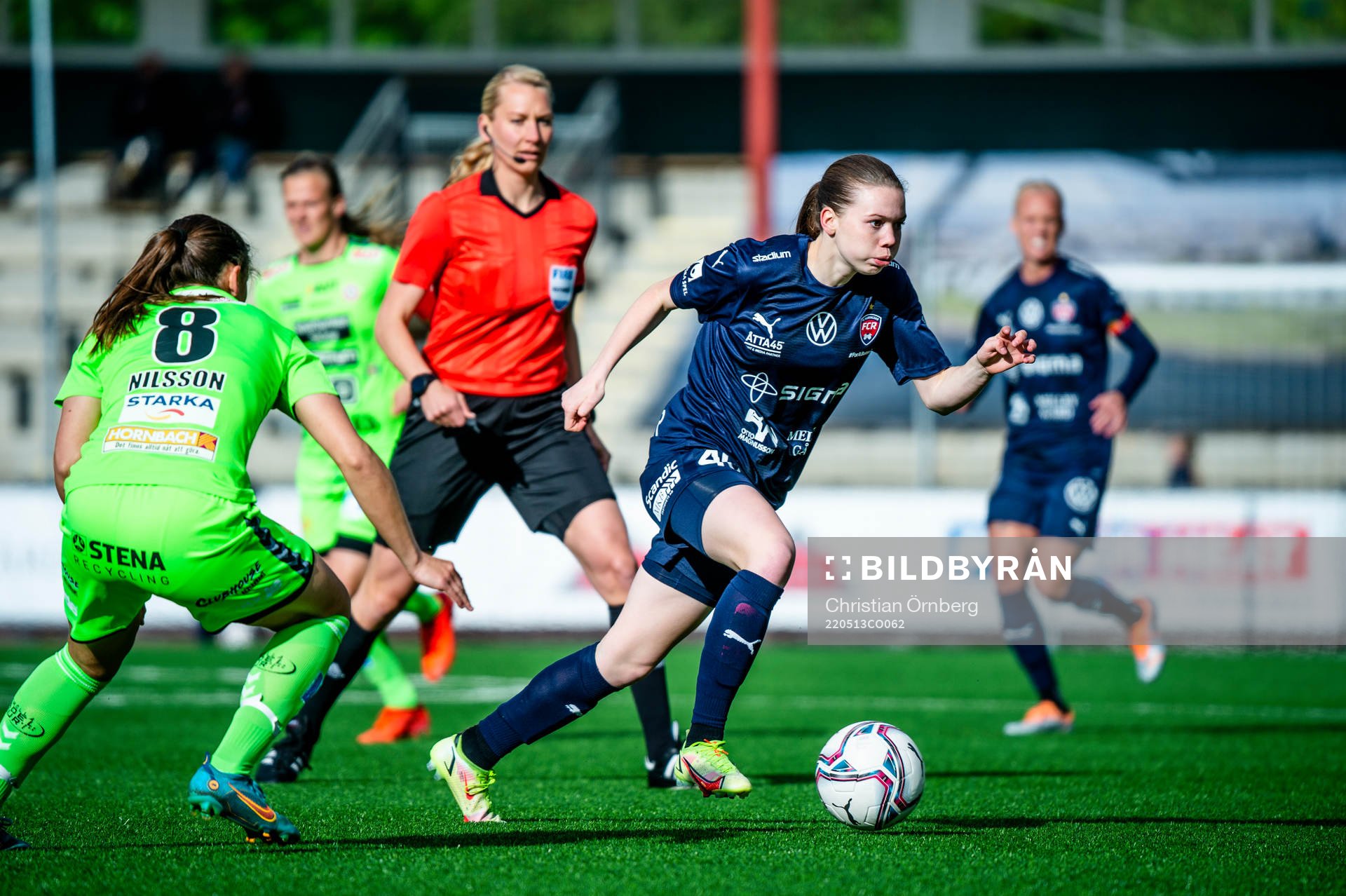 Rosengårds Bea Sprung mot Kristianstads Alice Nilsson