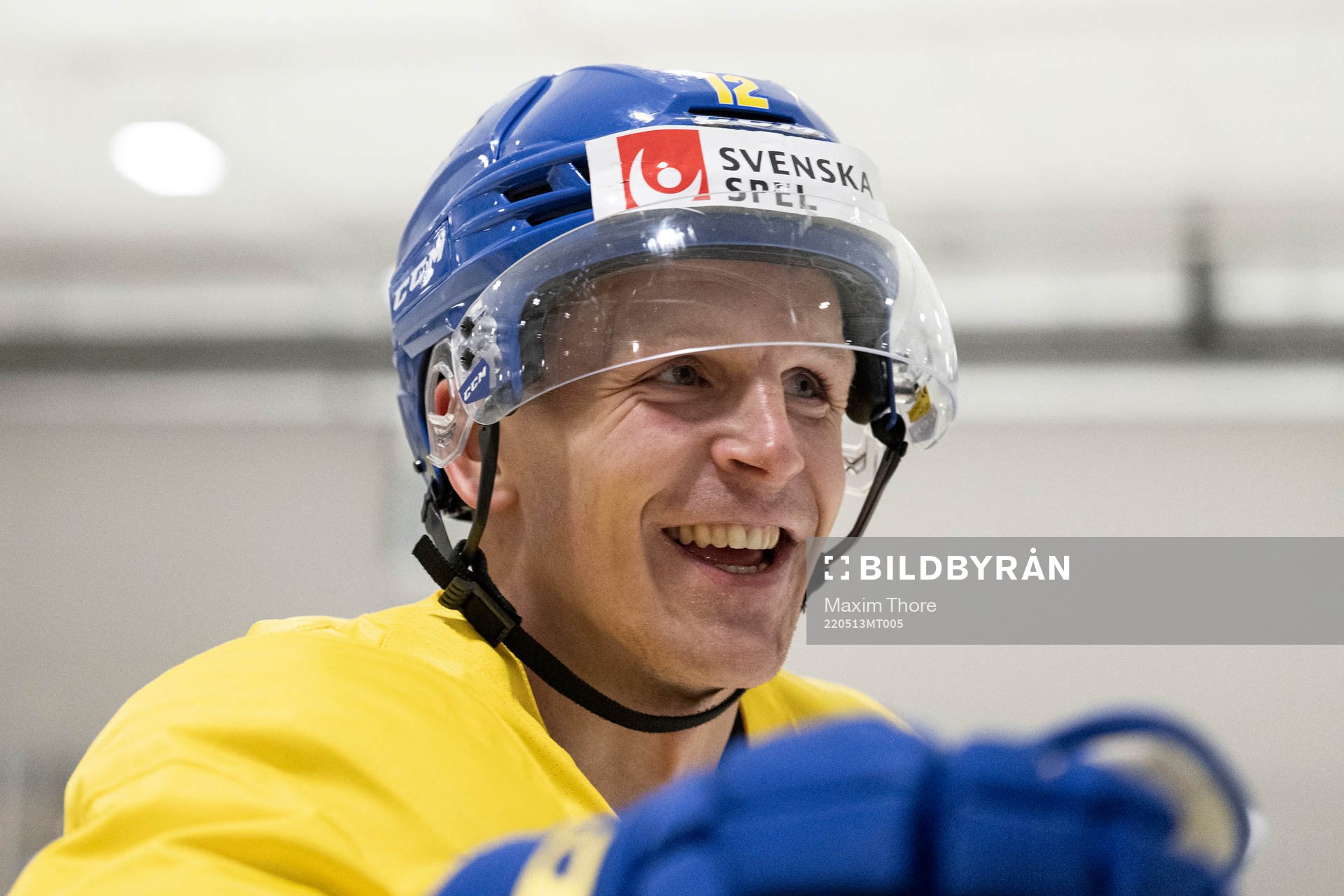 Max Friberg celebrates