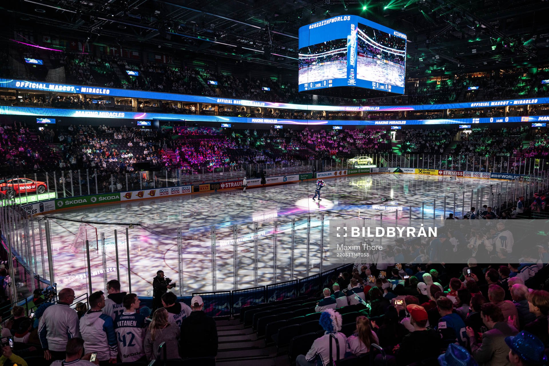 General interior view over Nokia Arena