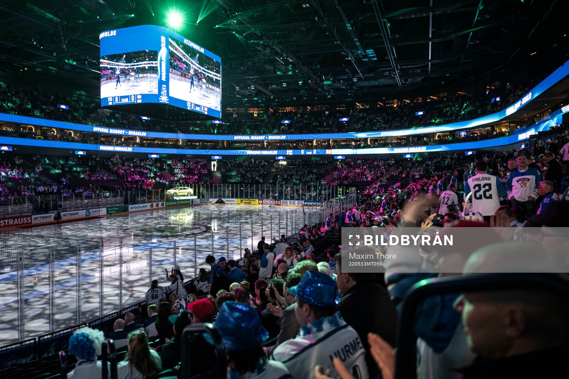 General interior view over Nokia Arena