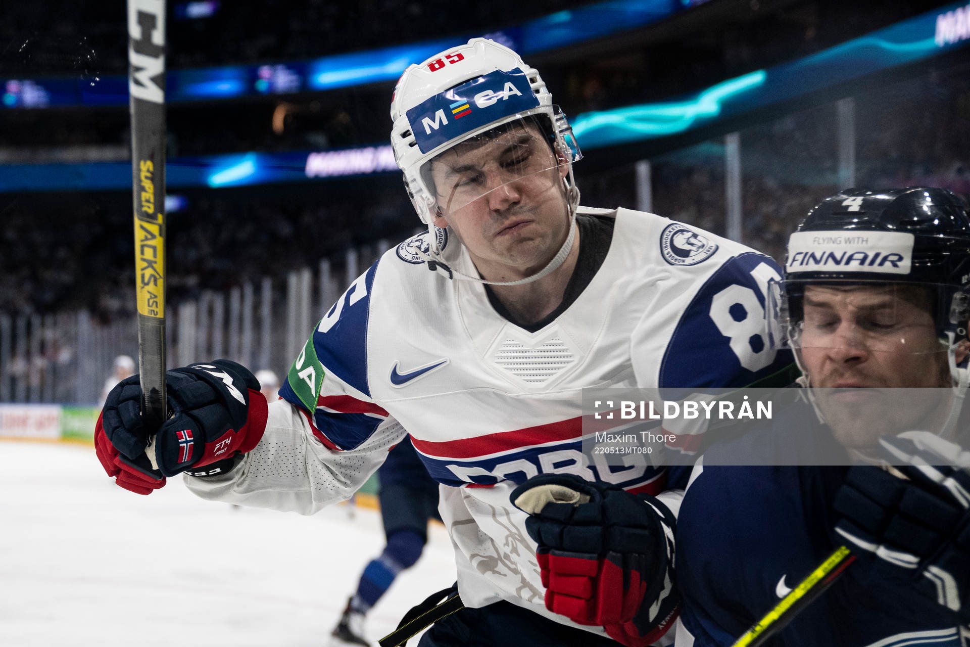 Michael Haga of Norway and Mikko Lehtonen of Finland