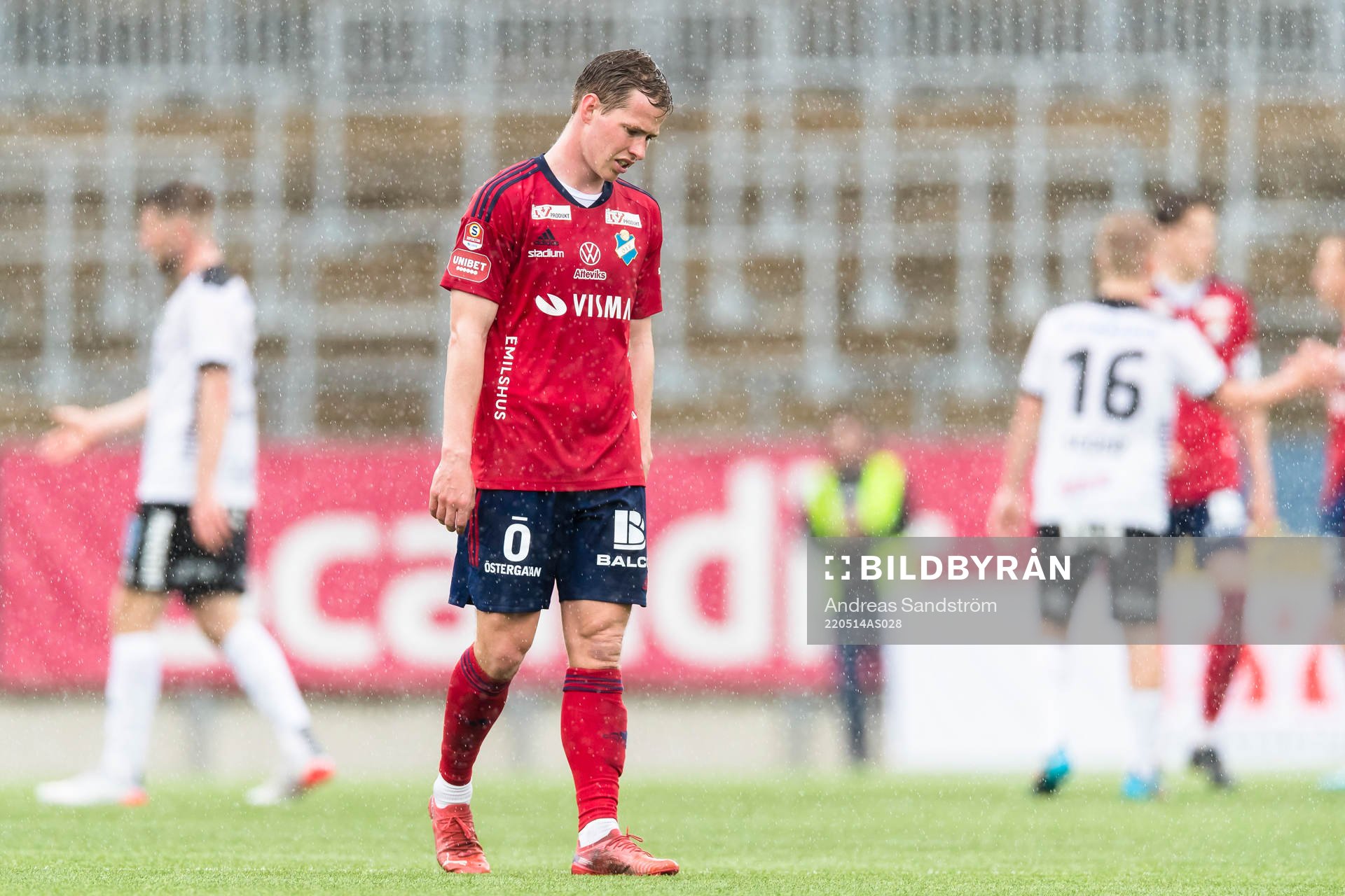 Östers Alex Thor Hauksson deppar