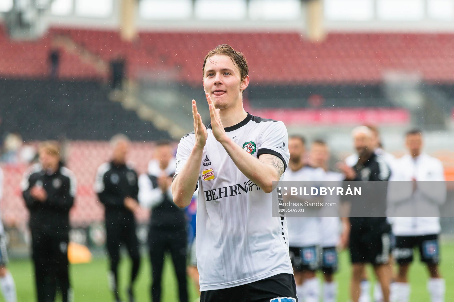 Örebros Noel Milleskog efter fotbollsmatchen i Superettan mellan Örebro och Öster den 14 maj 2022 i Örebro. 