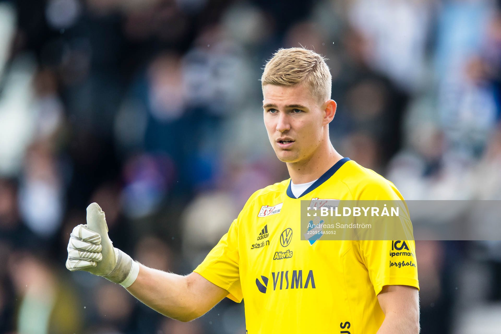 Östers målvakt Mathias Nilsson