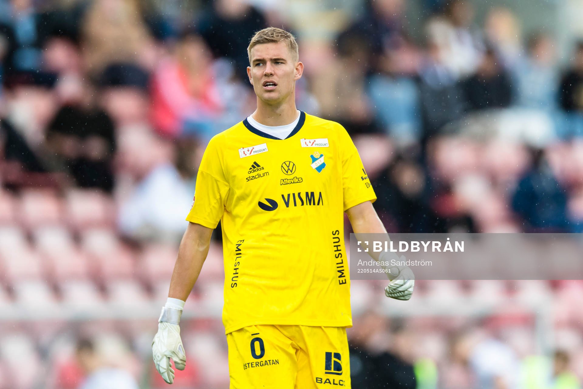 Östers målvakt Mathias Nilsson