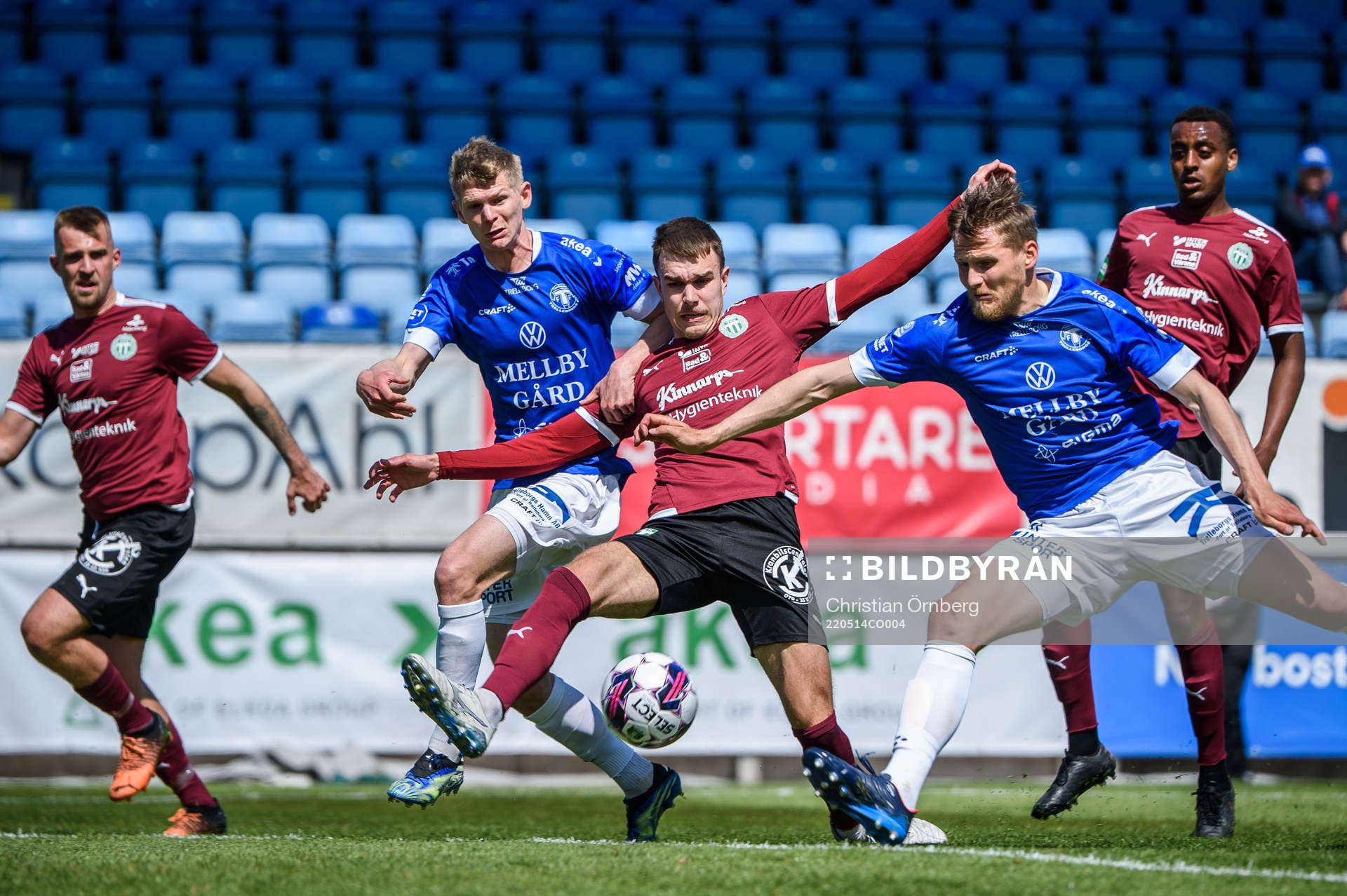Västerås Dusan Jajic mot Trelleborgs Fritiof Björkén