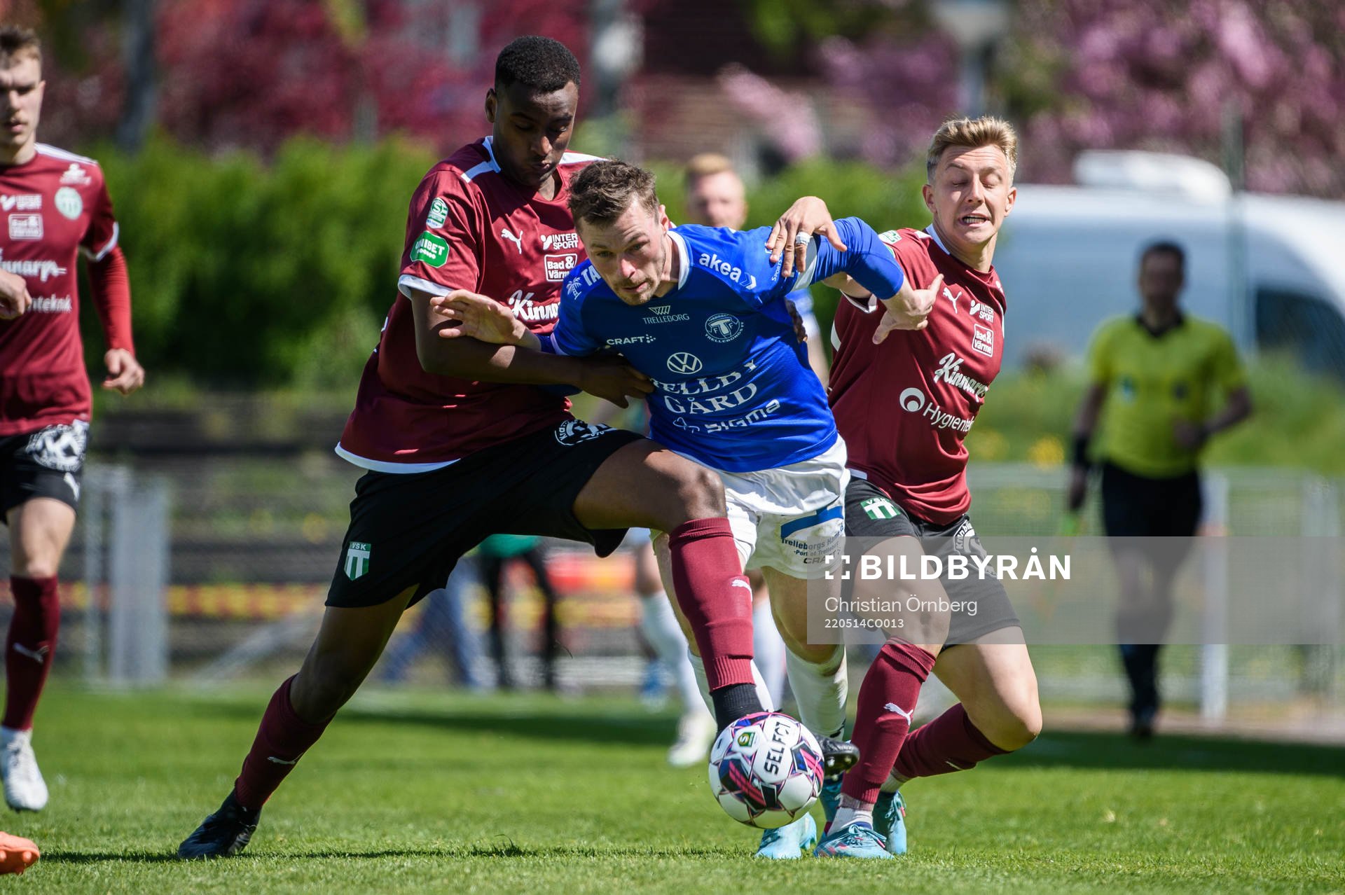 Västerås Theodore Rask och Simon Gefvert mot Trelleborgs