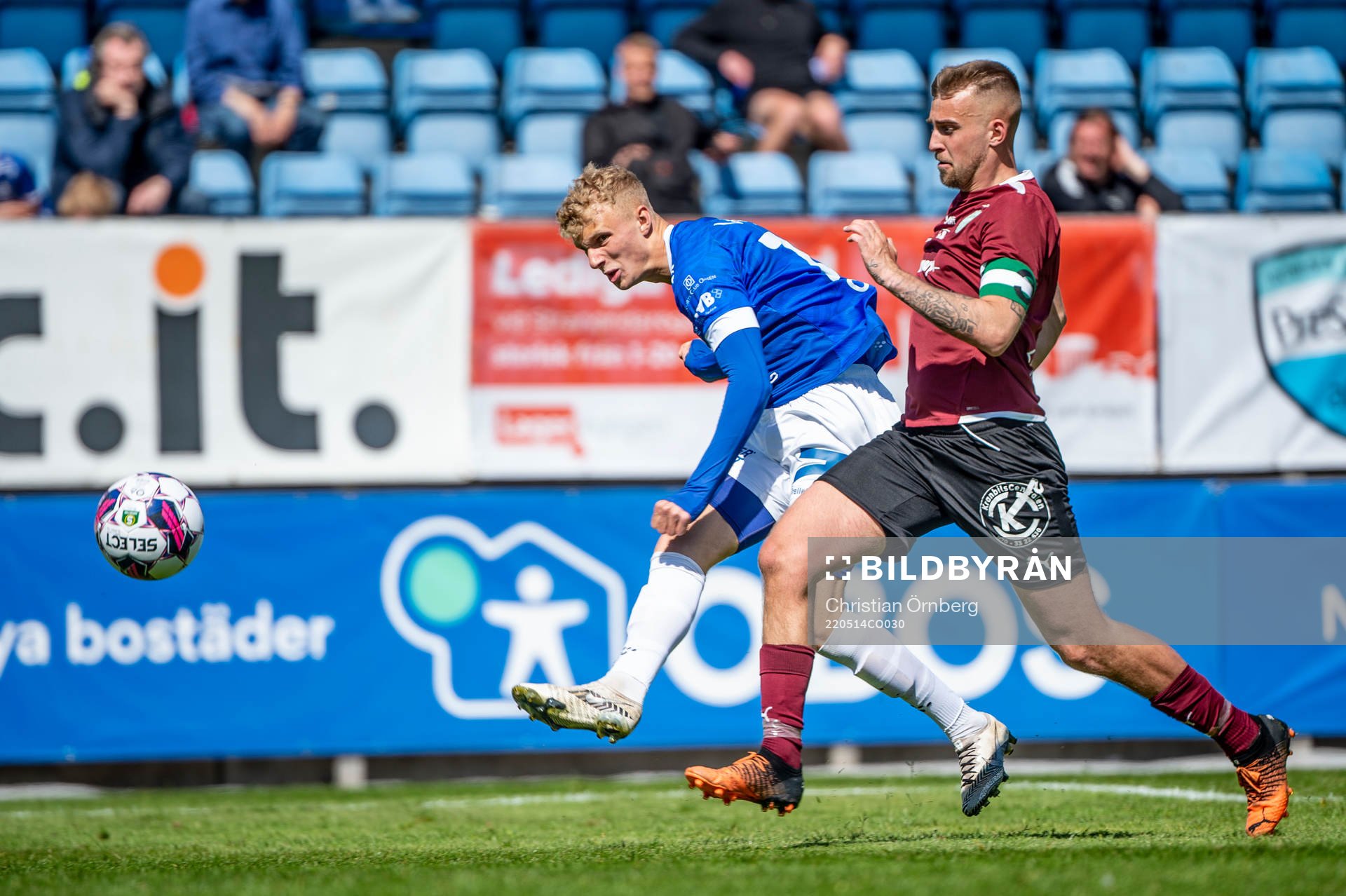 Trelleborgs Liam Olausson mot Västerås Jesper Merbom