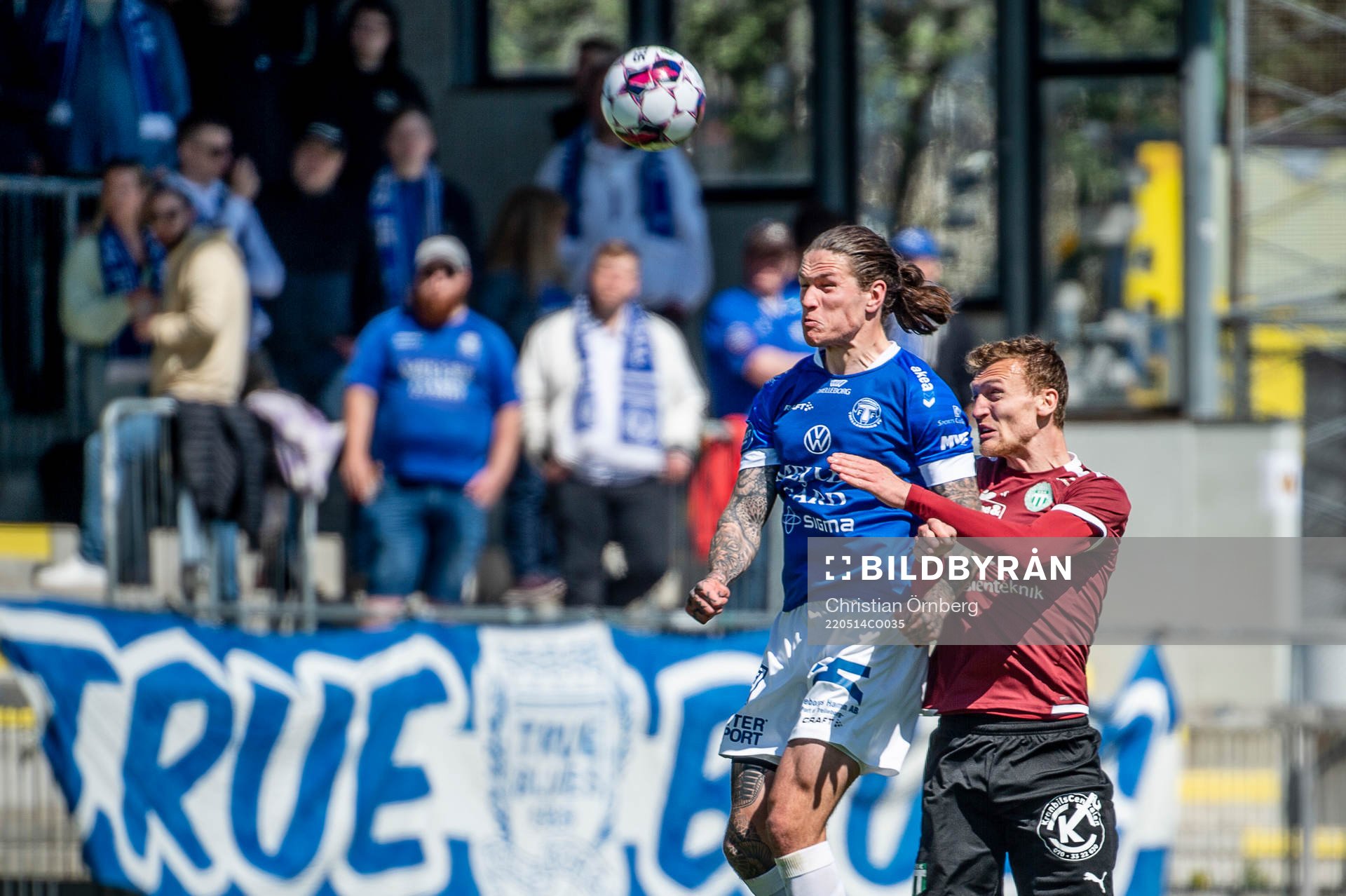 Trelleborgs Isak Jönsson mot Västerås Viktor Granath