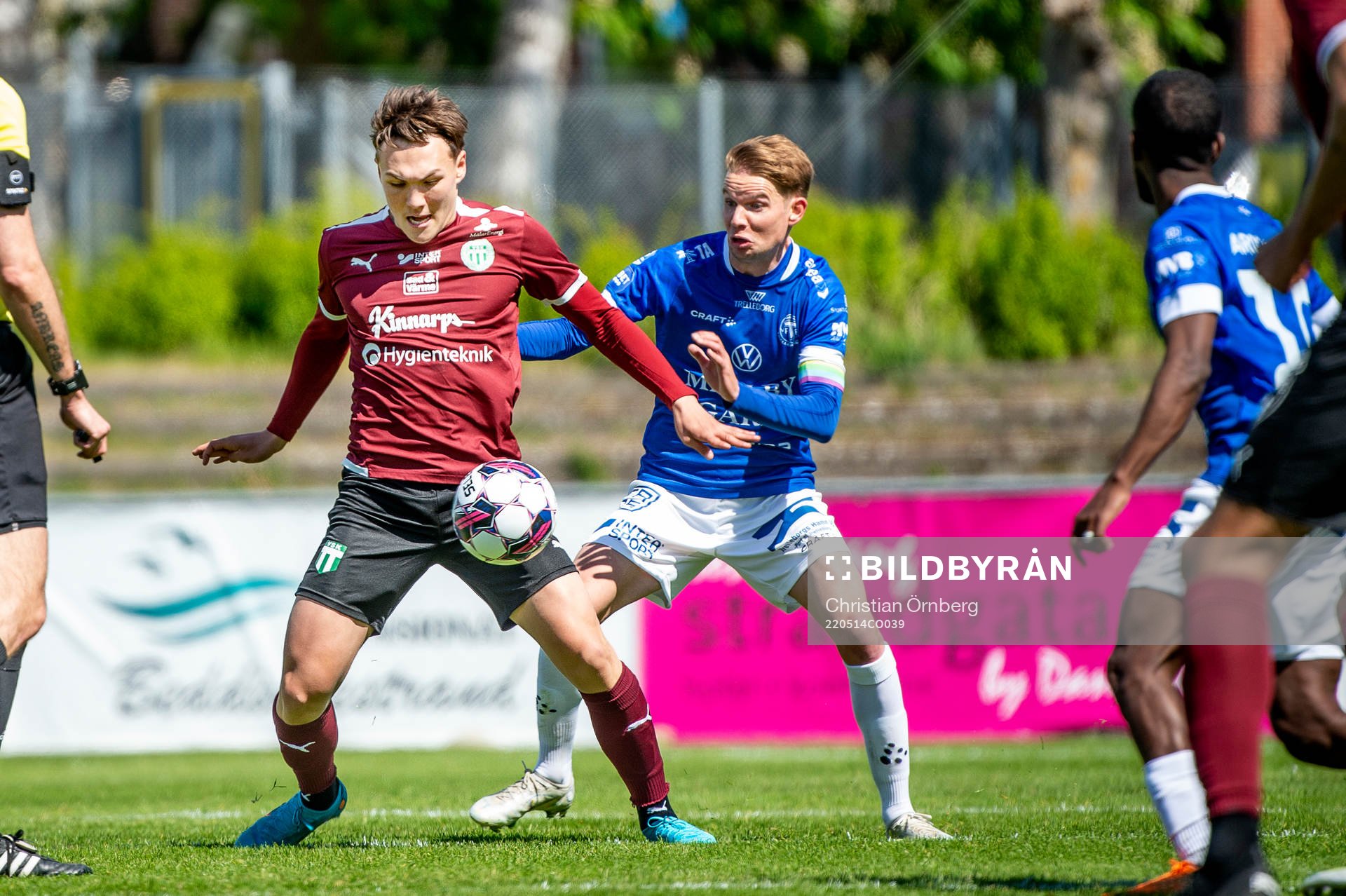 Västerås Miguel Sandberg mot Trelleborgs Johan Blomberg