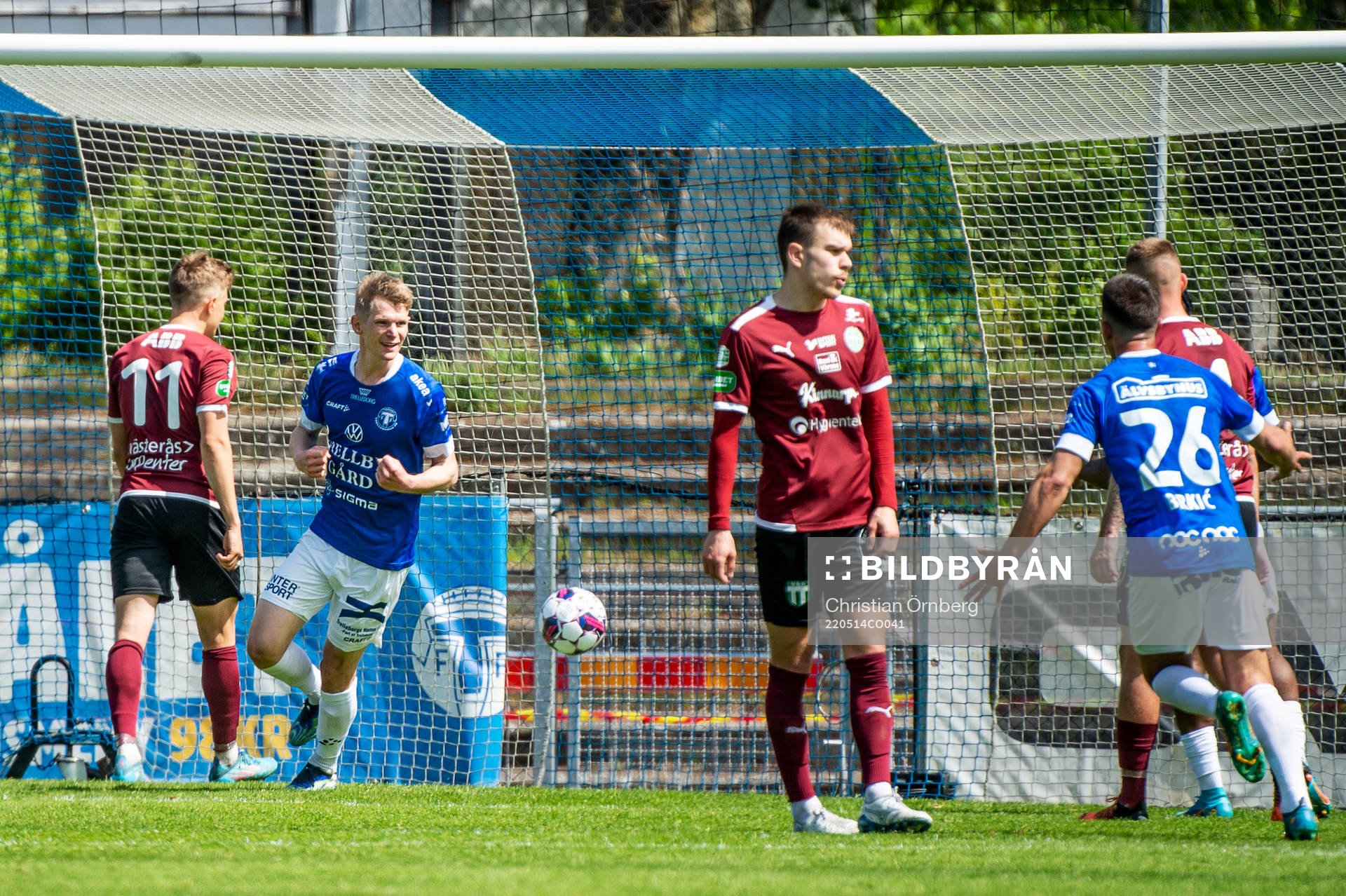Trelleborgs Fritiof Björkén jublar