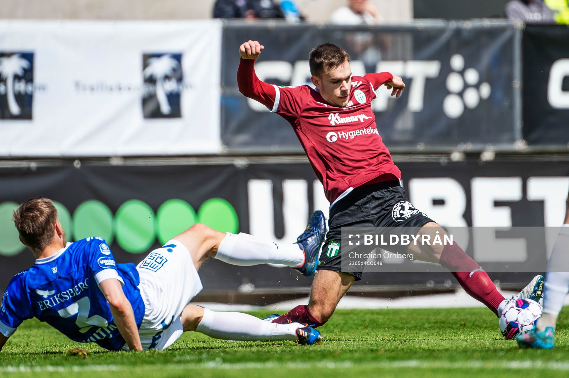 Västerås Dusan Jajic mot Trelleborgs Mikko Viitikko