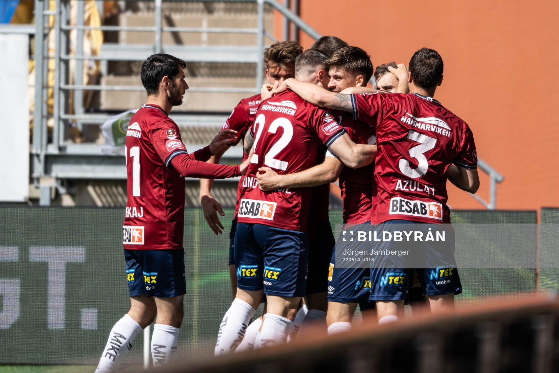 Örgrytes spelare jublar