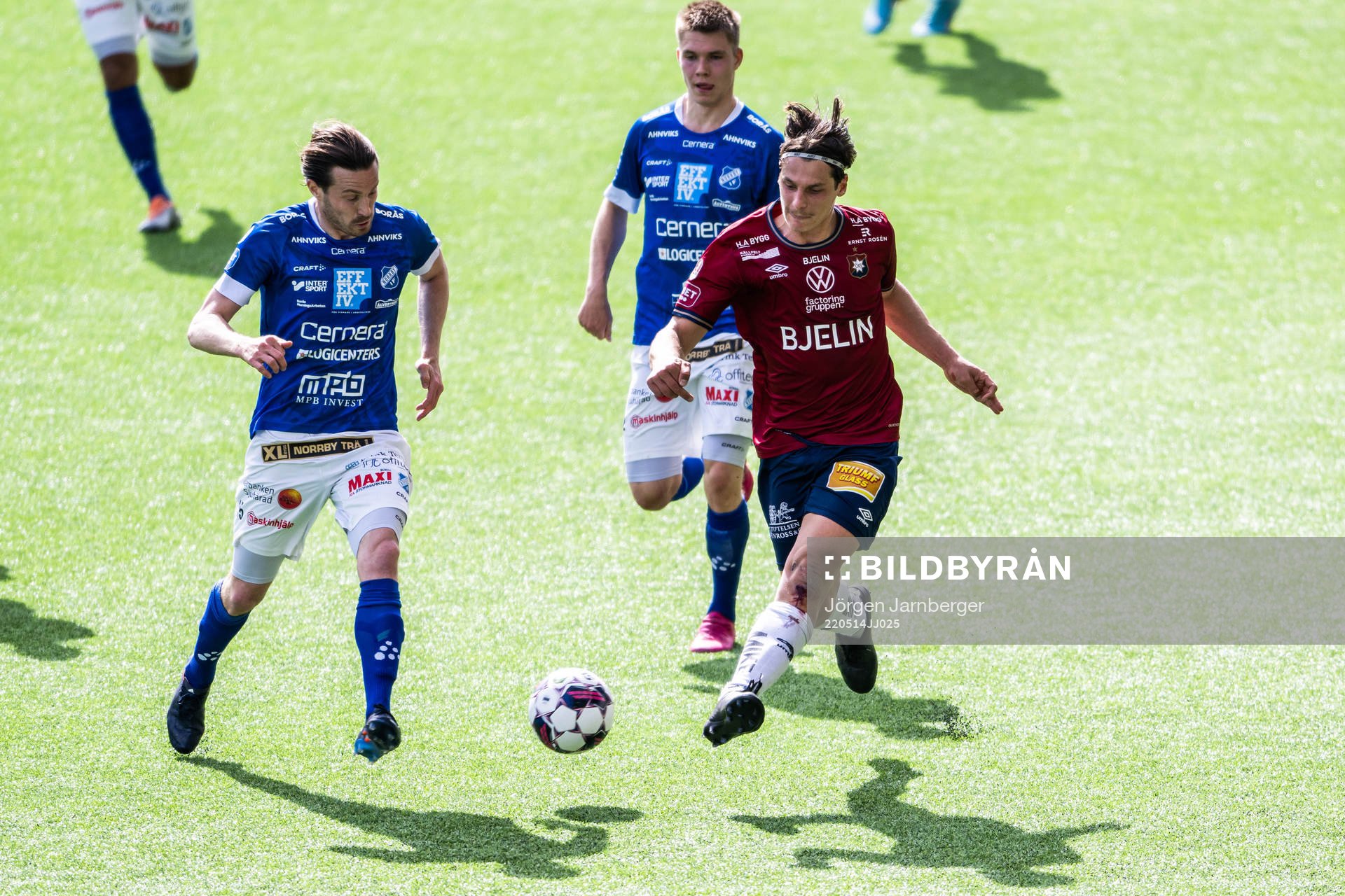 Norrbys Nino Osmanagic och Örgrytes Kevin Ackermann