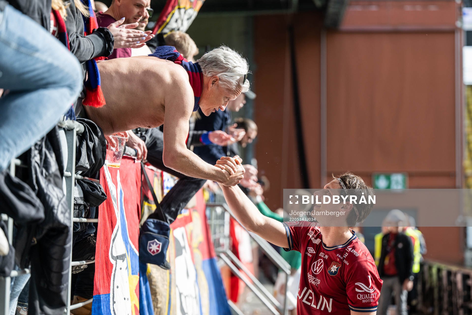 Örgrytes Kevin Ackermann tack publiken