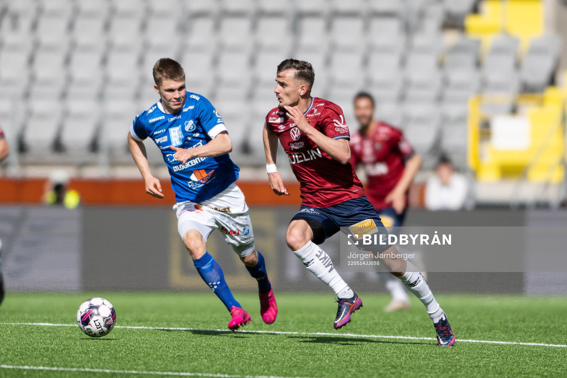 Norrbys Gustav Berggren och Örgrytes Ajdin Zeljkovic
