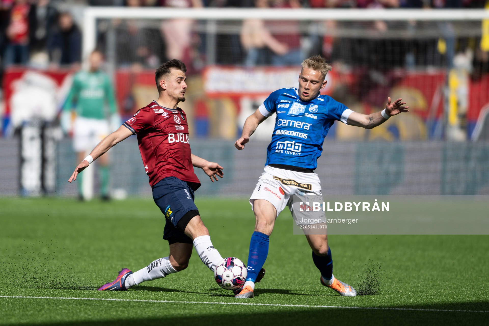 Örgrytes Ajdin Zeljkovic och Norrbys Johan Brannefalk