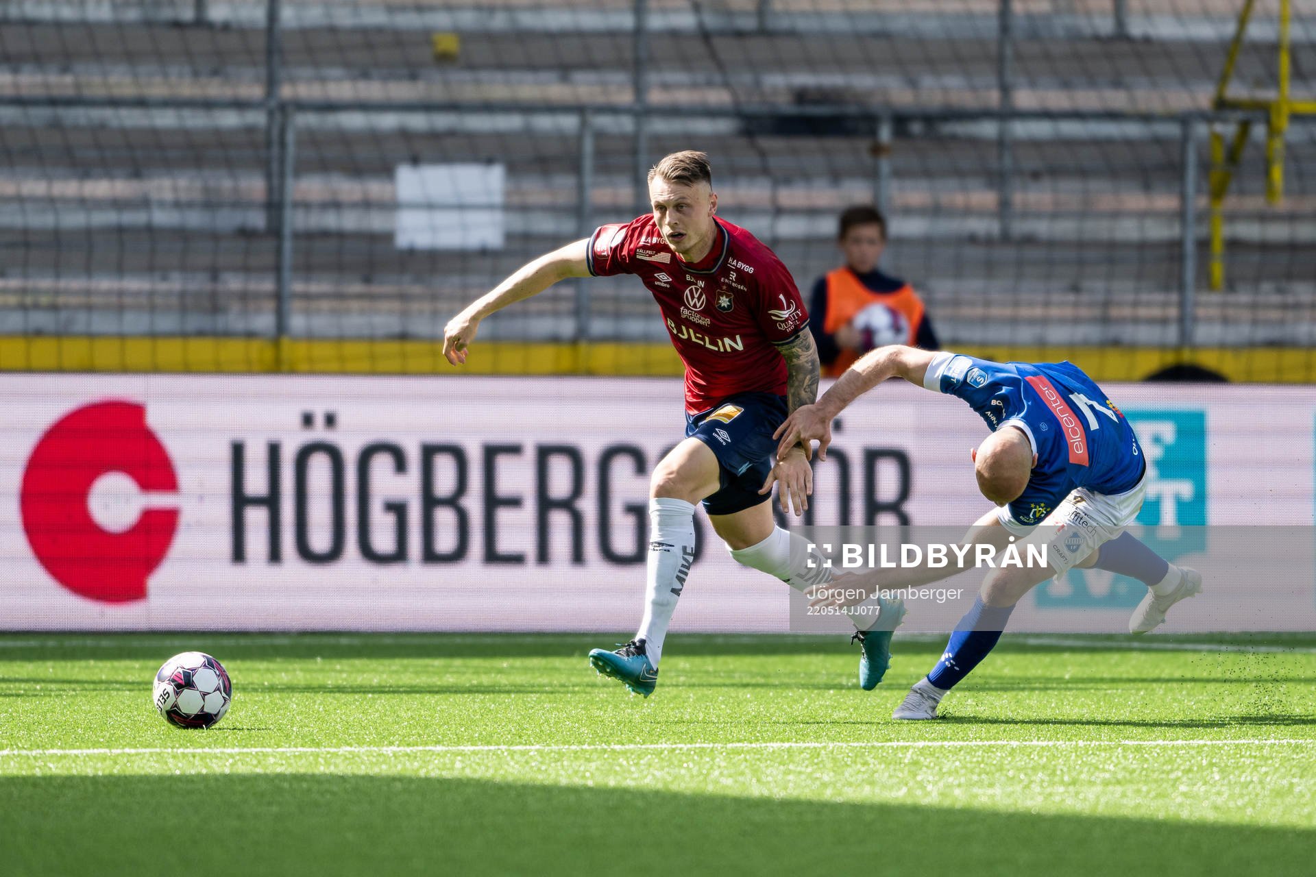 Örgrytes Marcus Haglind Sangré och Norrbys Perparim Beqaj