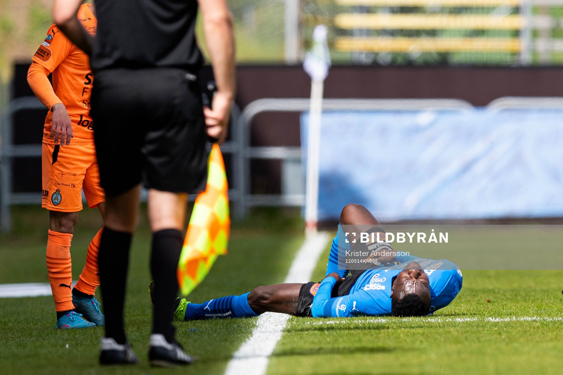 Halmstads Thomas Boakye har ont
