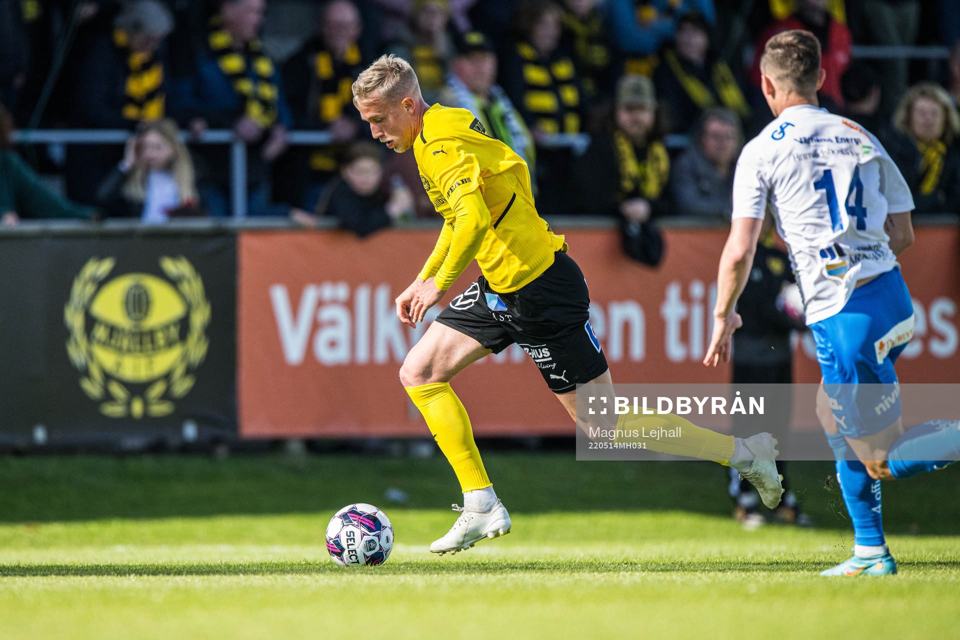 Mjällbys Herman Johansson  och Värnamos Marcus Antonsson