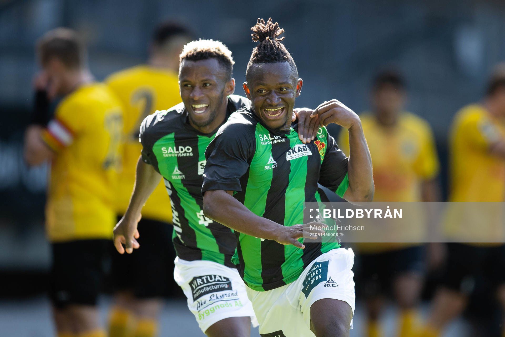 GAIS Michael Kargbo jublar