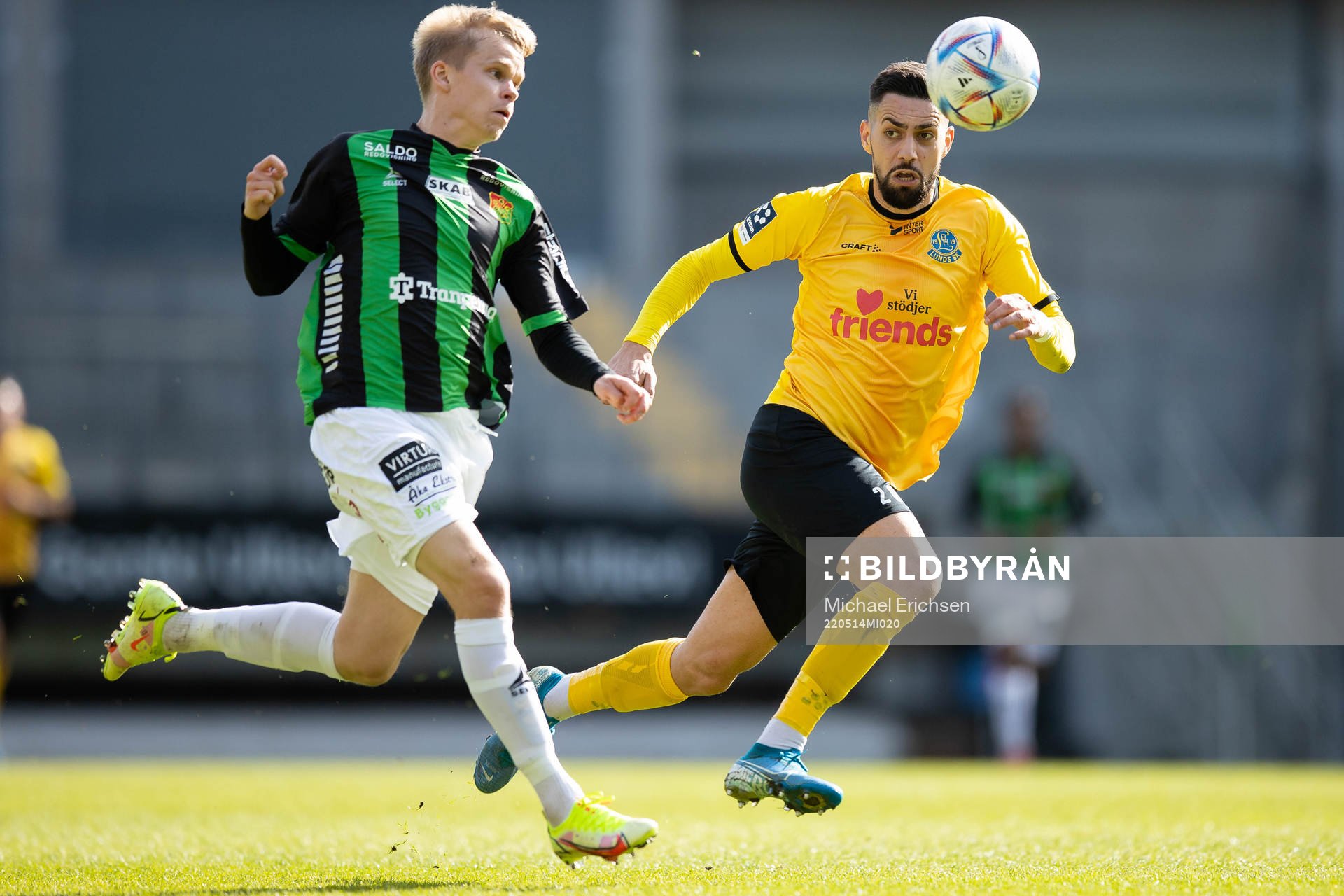 GAIS Viktor Alexandersson och Lunds Bozidar Velickovic