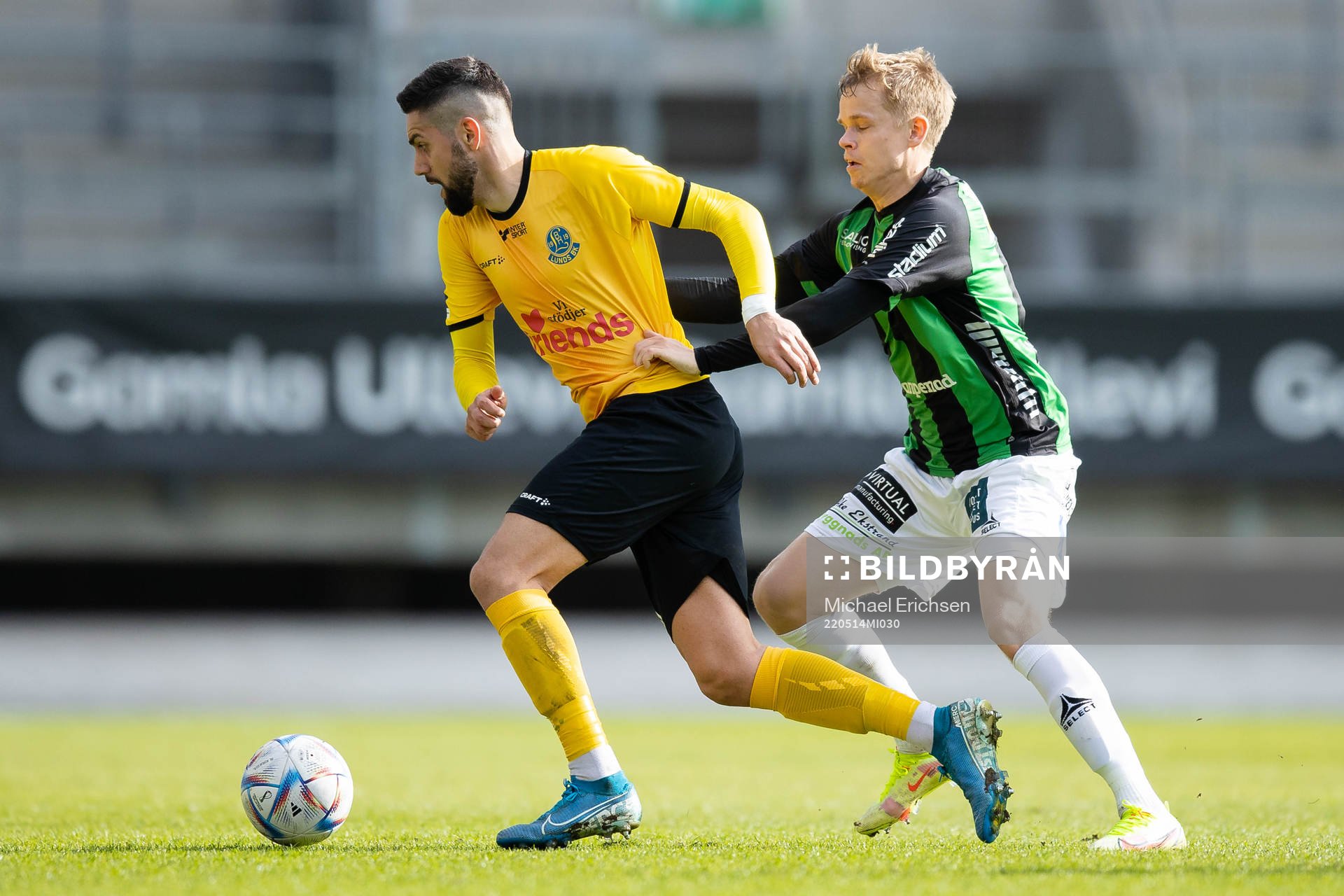 Lunds Bozidar Velickovic och GAIS Filip Gustafsson