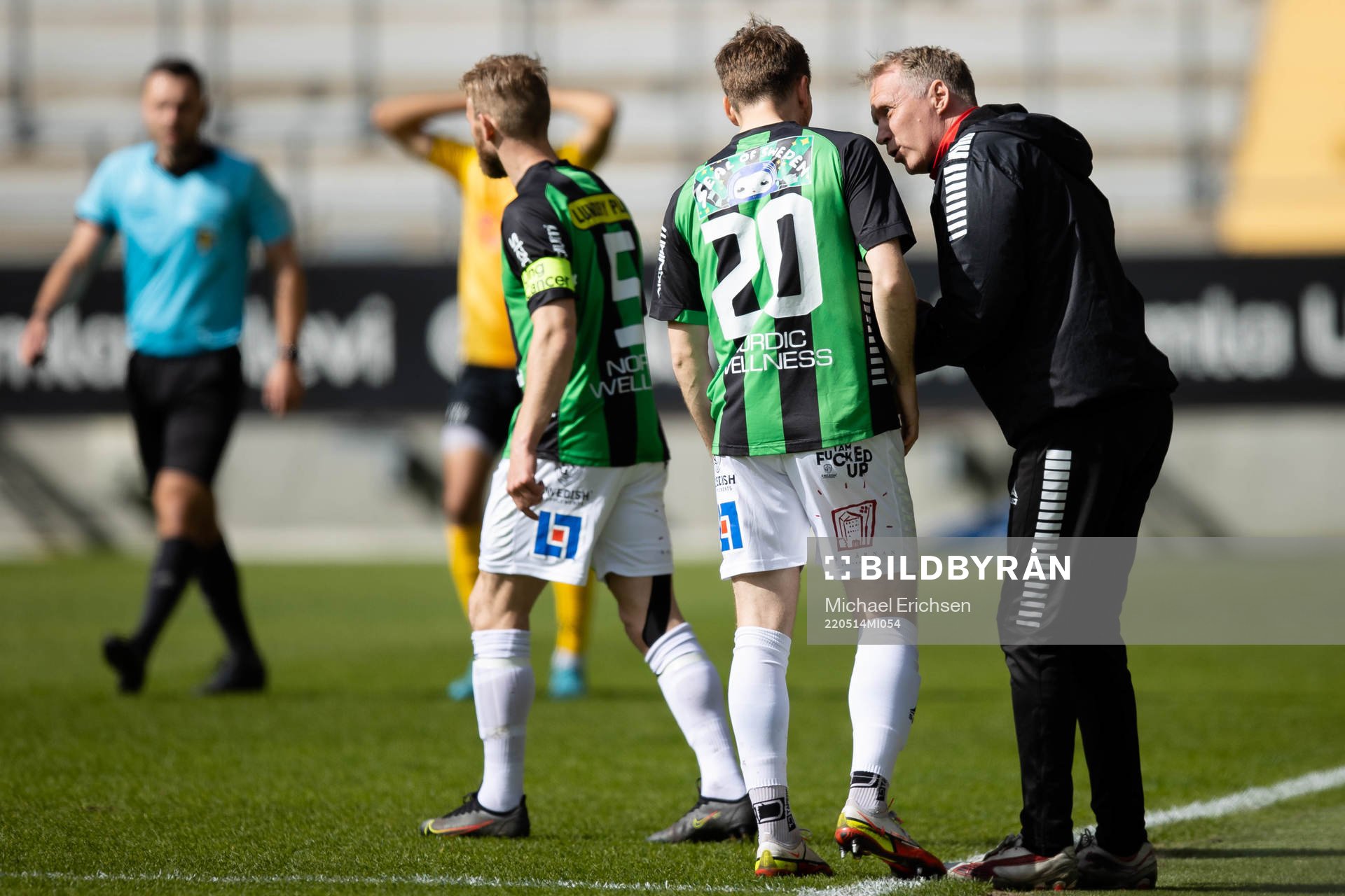 GAIS Ben Morris får instruktioner