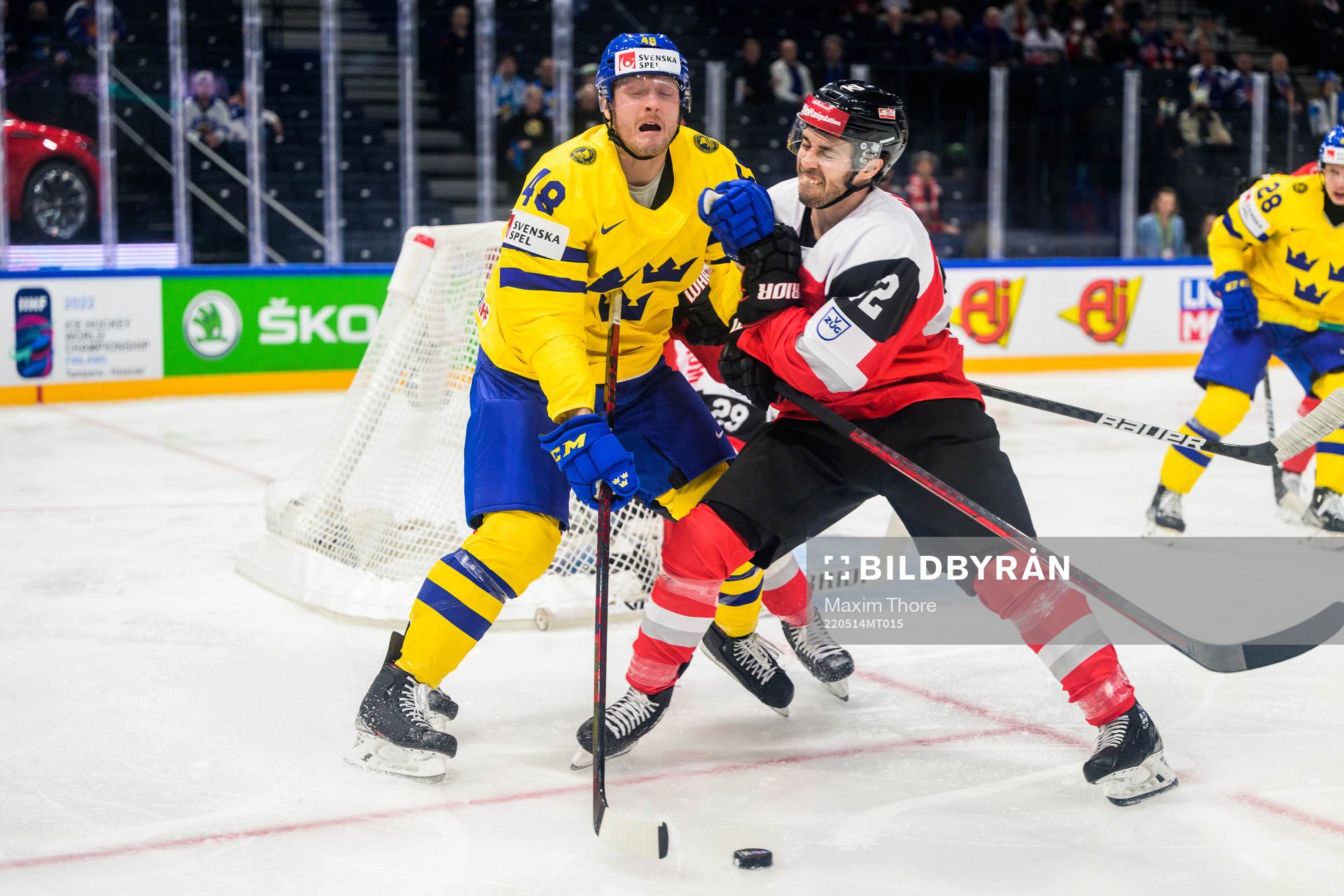 Carl Klingberg of Sweden and Bernd Wolf of Austria