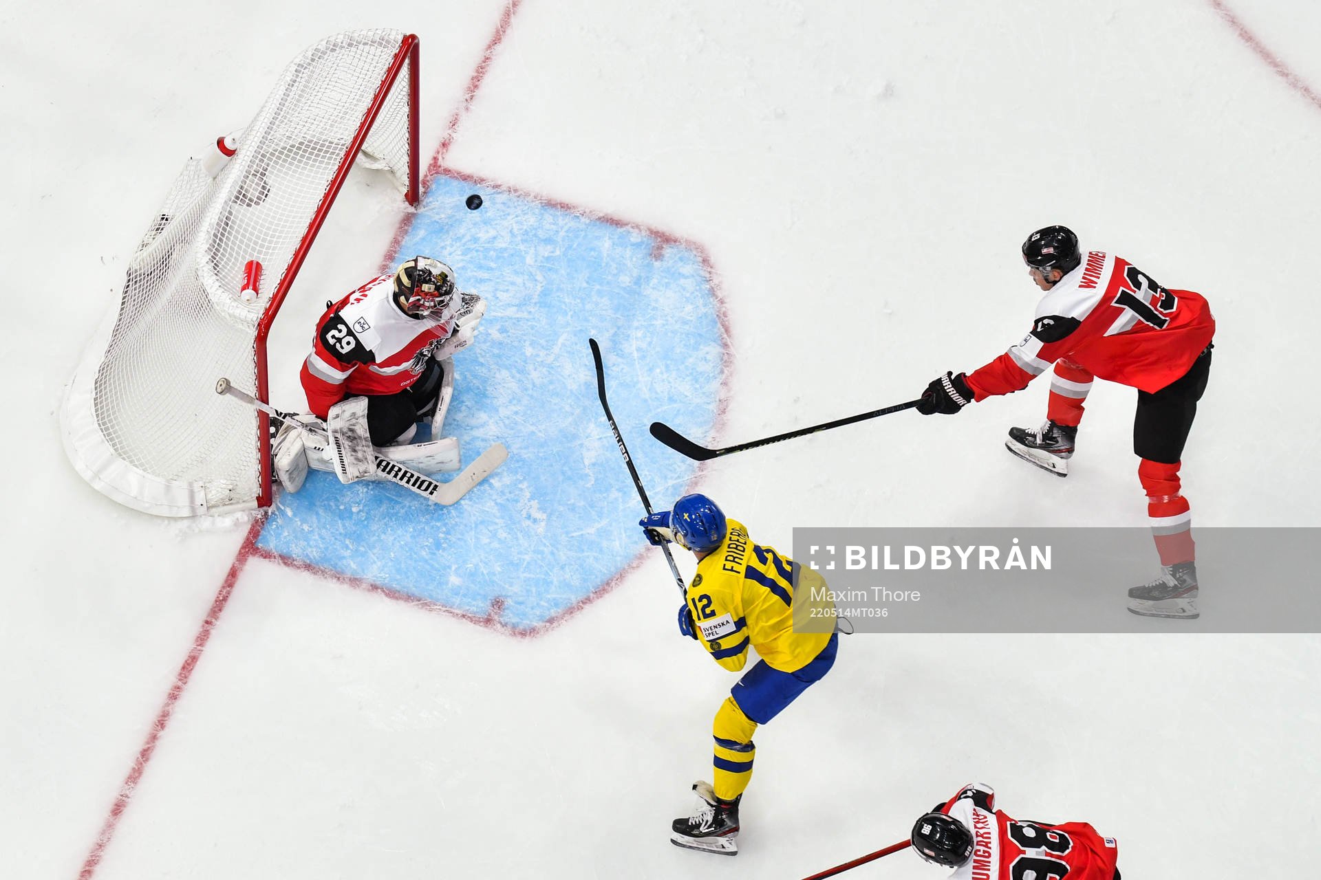 Max Friberg of Sweden scores 2-0