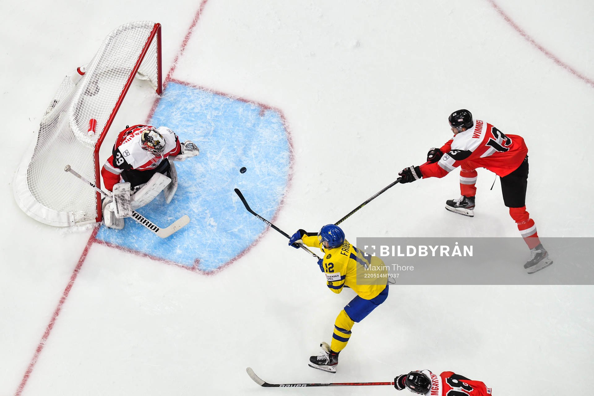 Max Friberg of Sweden scores 2-0