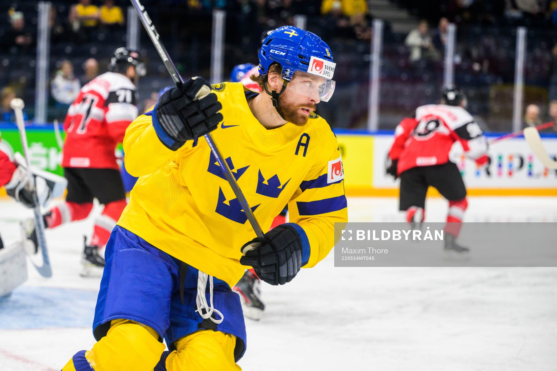 Adam Larsson of Sweden