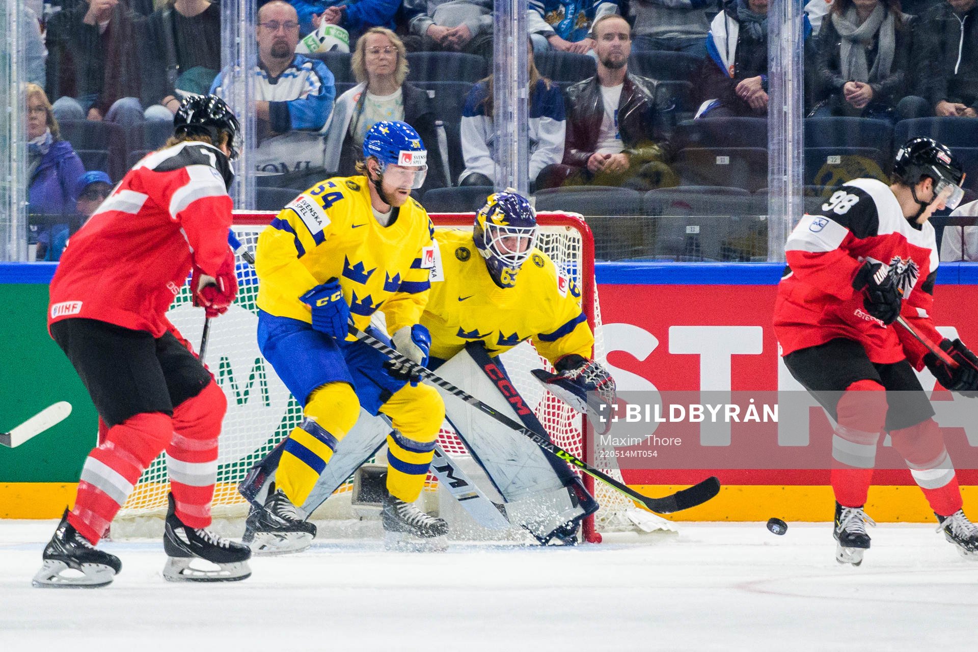 goaltender Marcus Högberg of Sweden