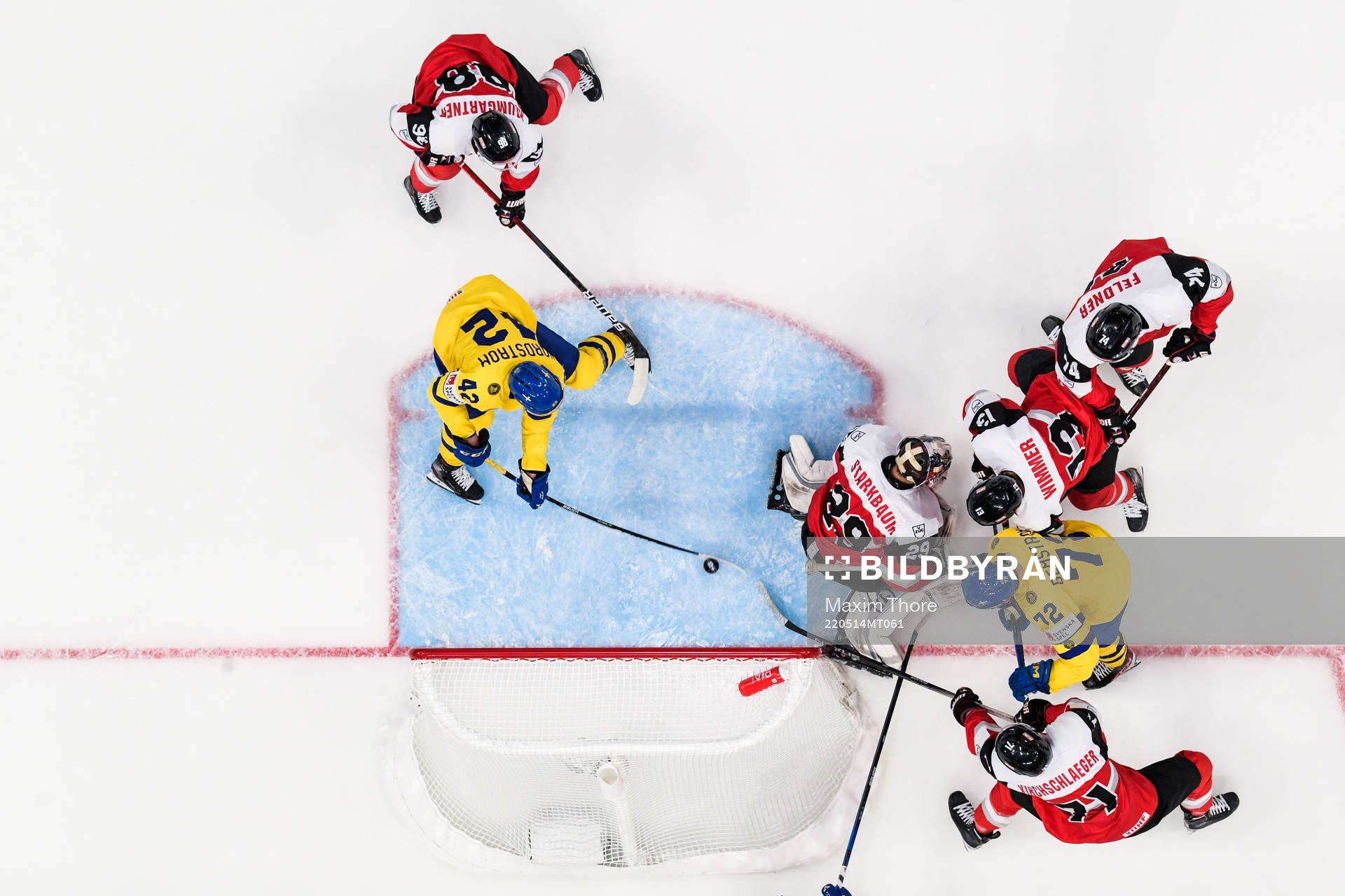 Joakim Nordström of Sweden scores 3-1