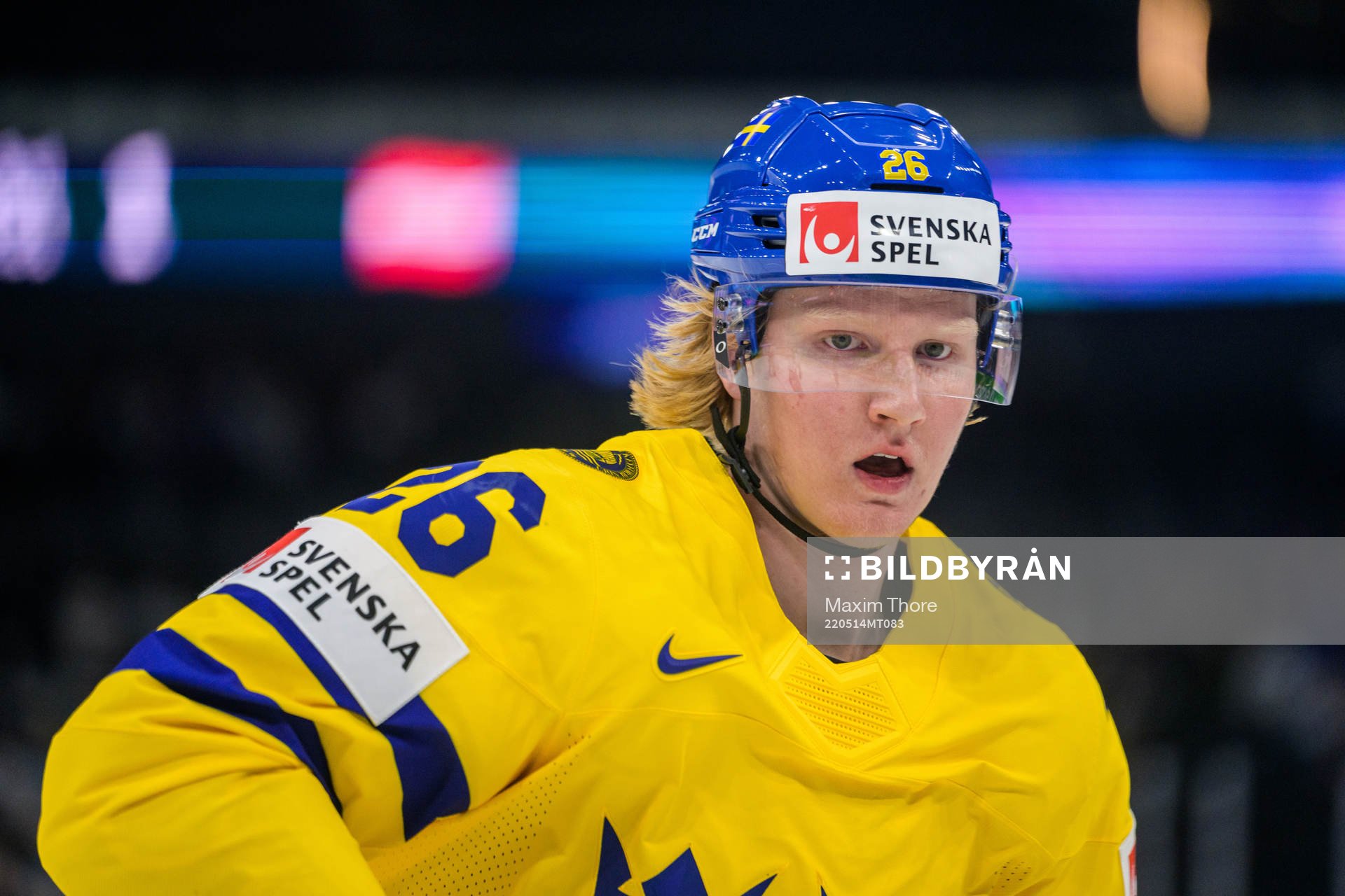 Rasmus Dahlin of Sweden