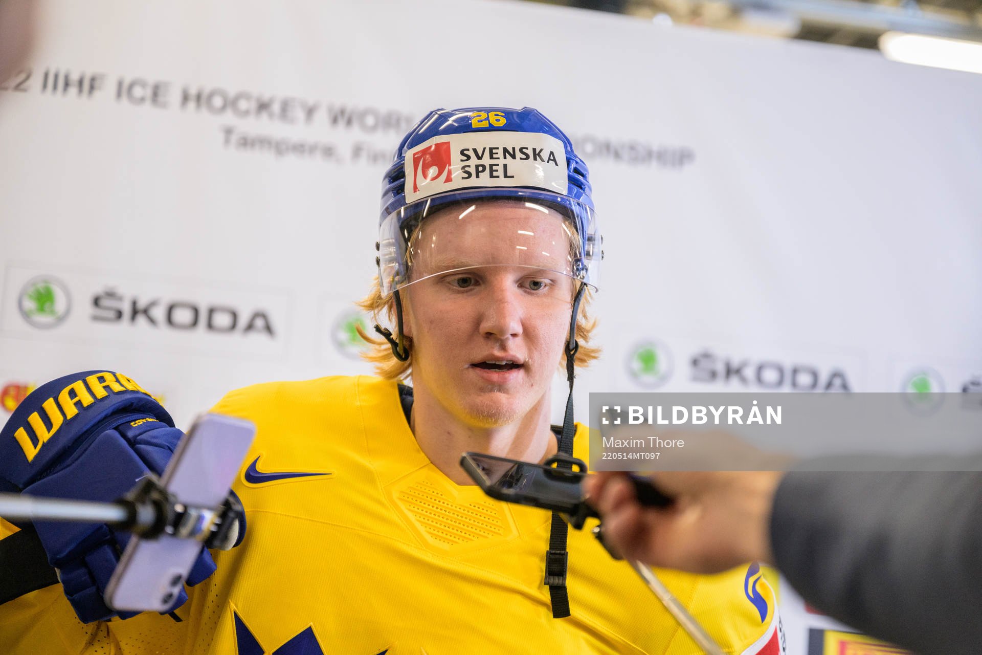 Rasmus Dahlin of Sweden
