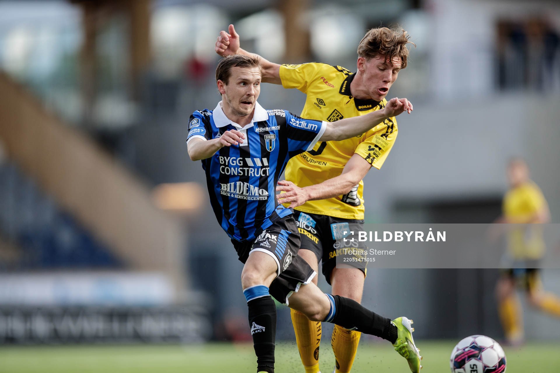 Sirius Patrik Karlsson Lagemyr och Elfsborgs Ahmed Qasem