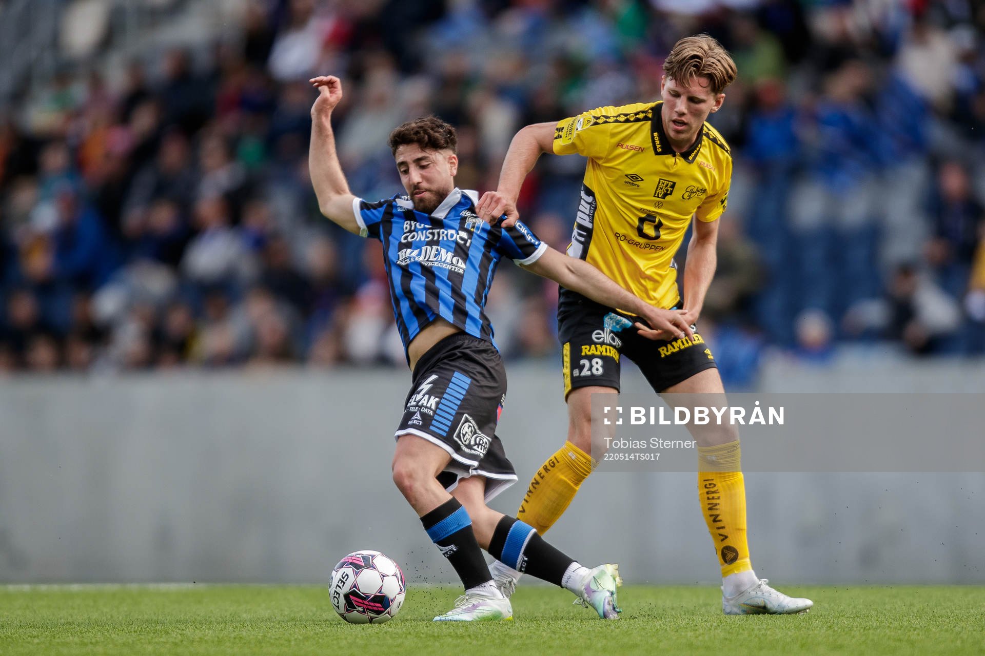 Sirius Moustafa Zeidan och Elfsborgs Noah Söderberg