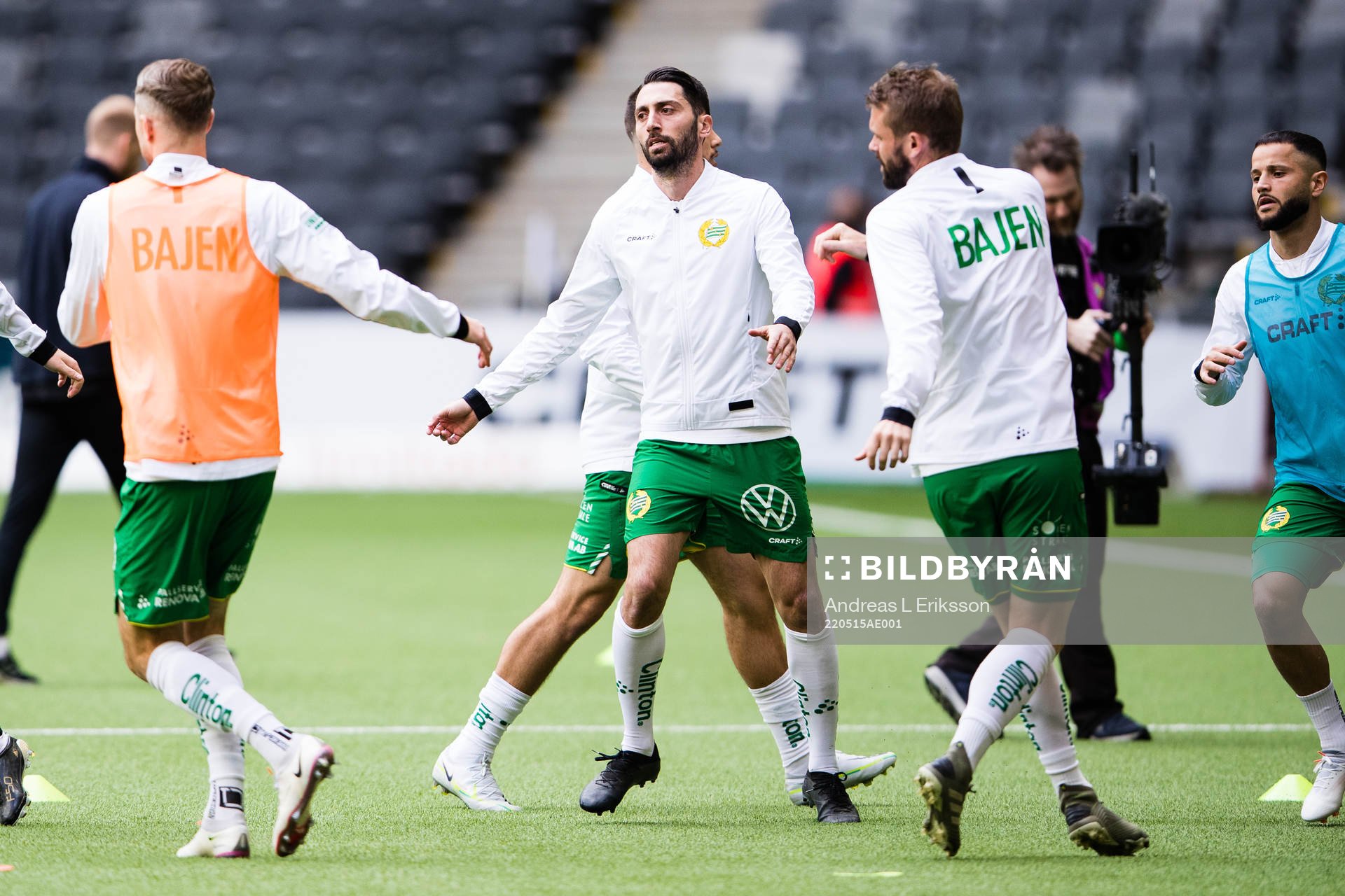 under fotbollsmatchen i Allsvenskan mellan Hammarby och AIK