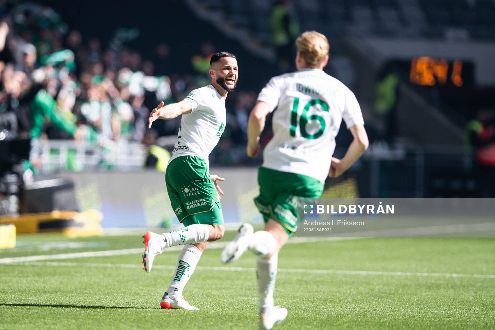 Hammarbys Mohanad Jeahze jublar