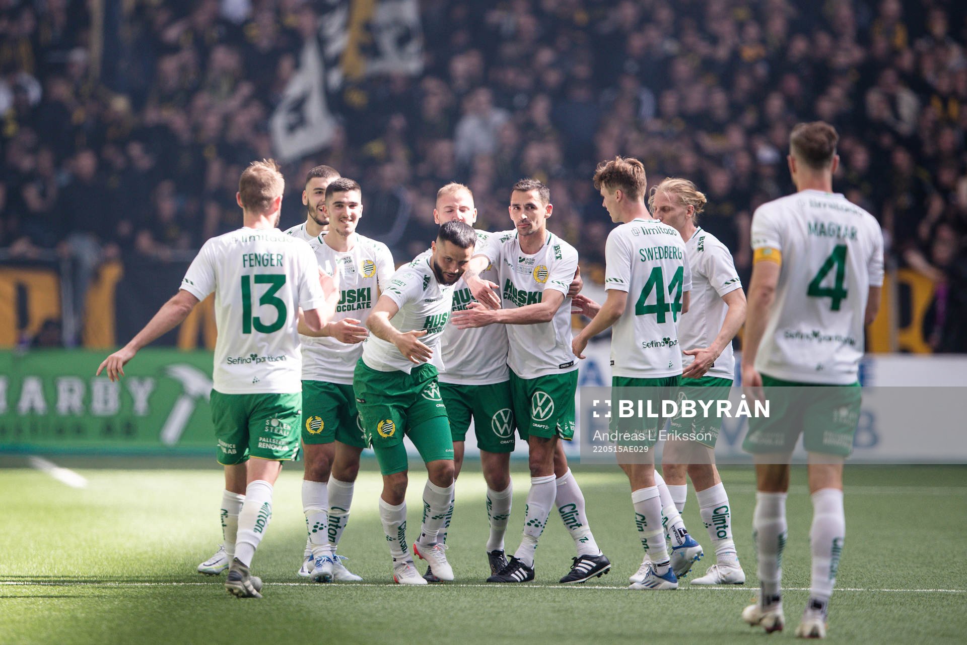 Hammarbys Mohanad Jeahze jublar