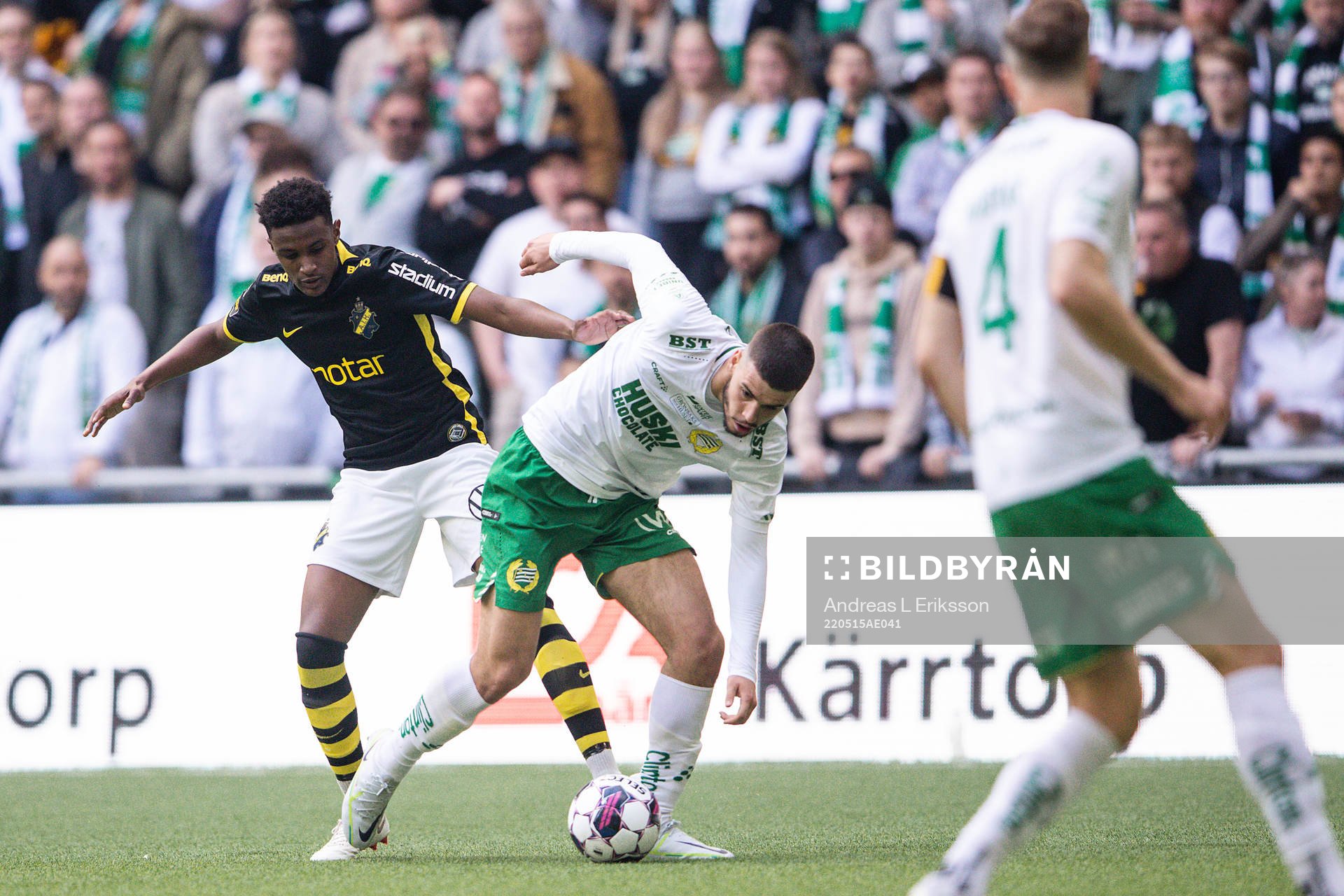 s Amar Abdirahman Ahmed och Hammarbys Edvin Kurtulus