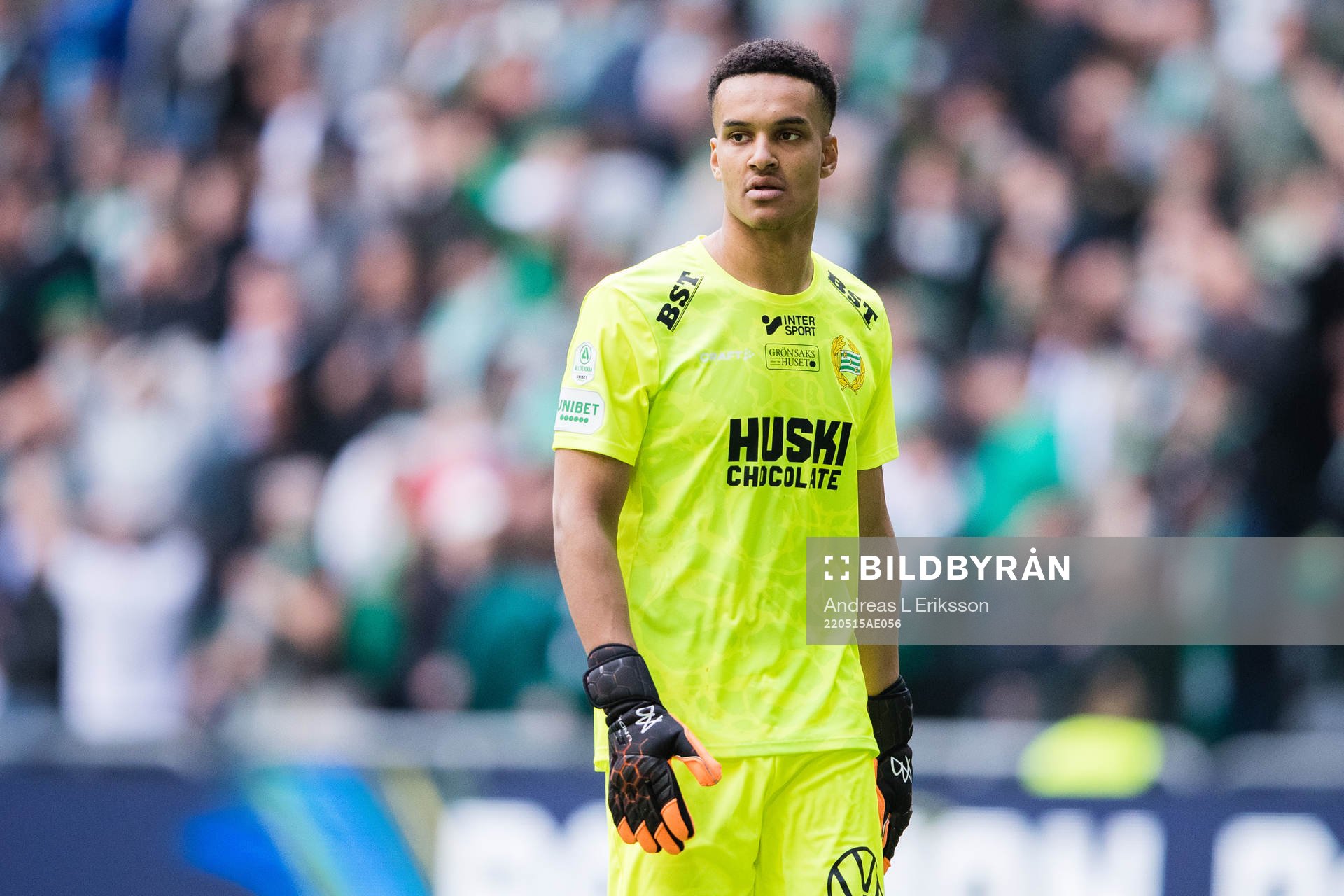 Hammarbys målvakt Oliver Dovin