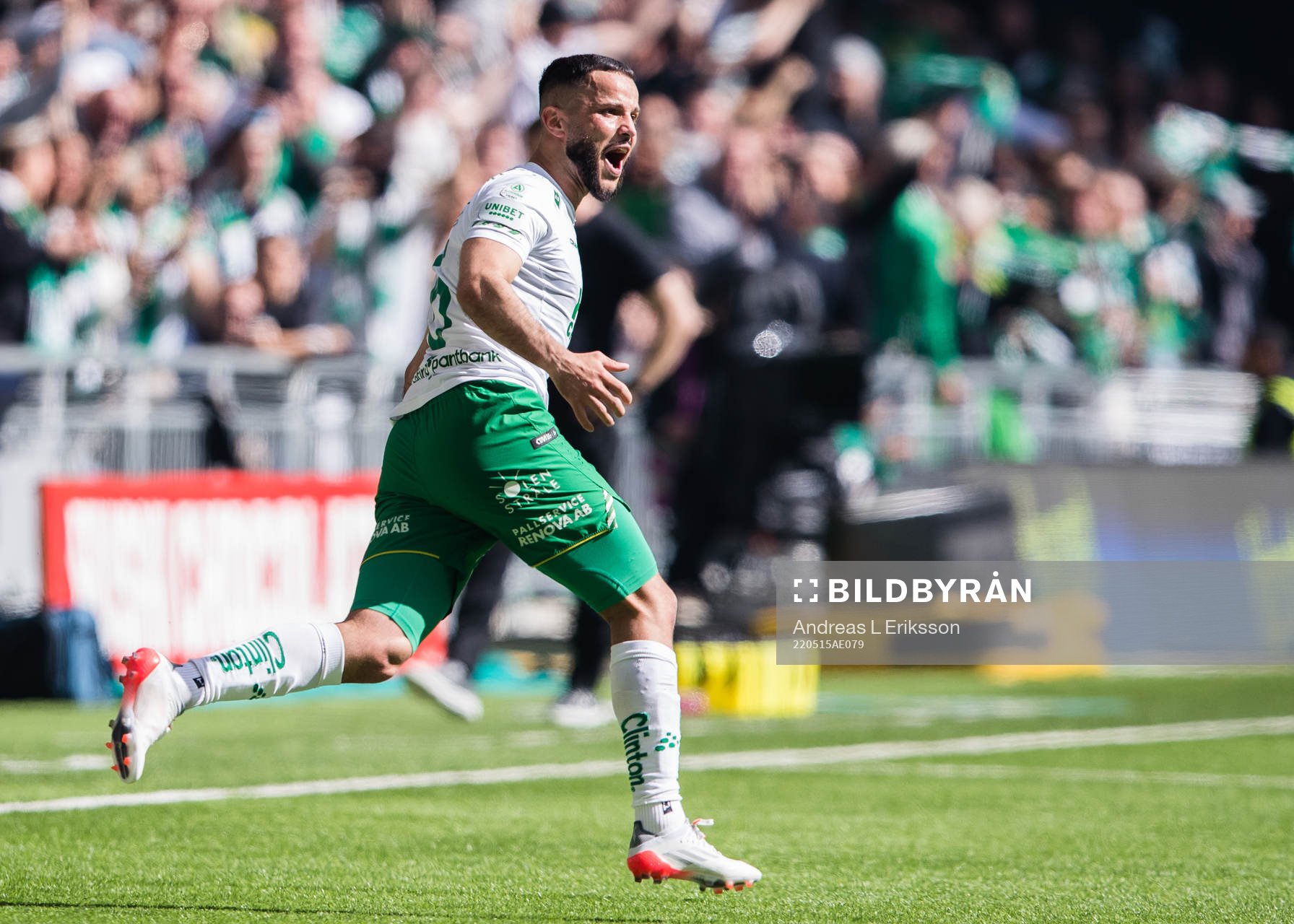 Hammarbys Mohanad Jeahze jublar